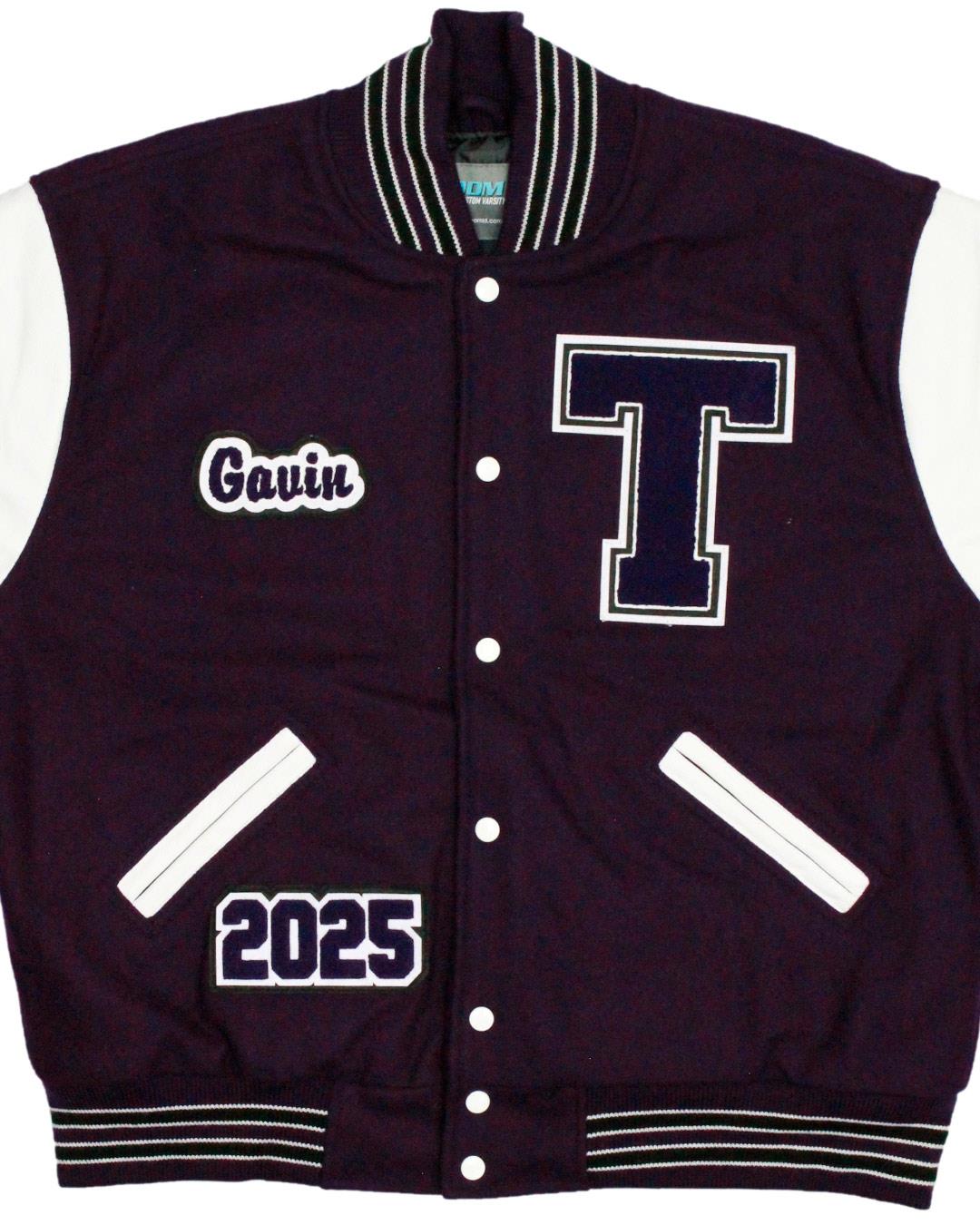 Tabiona High School Tigers Letter Jacket, Tabiona, UT - Front