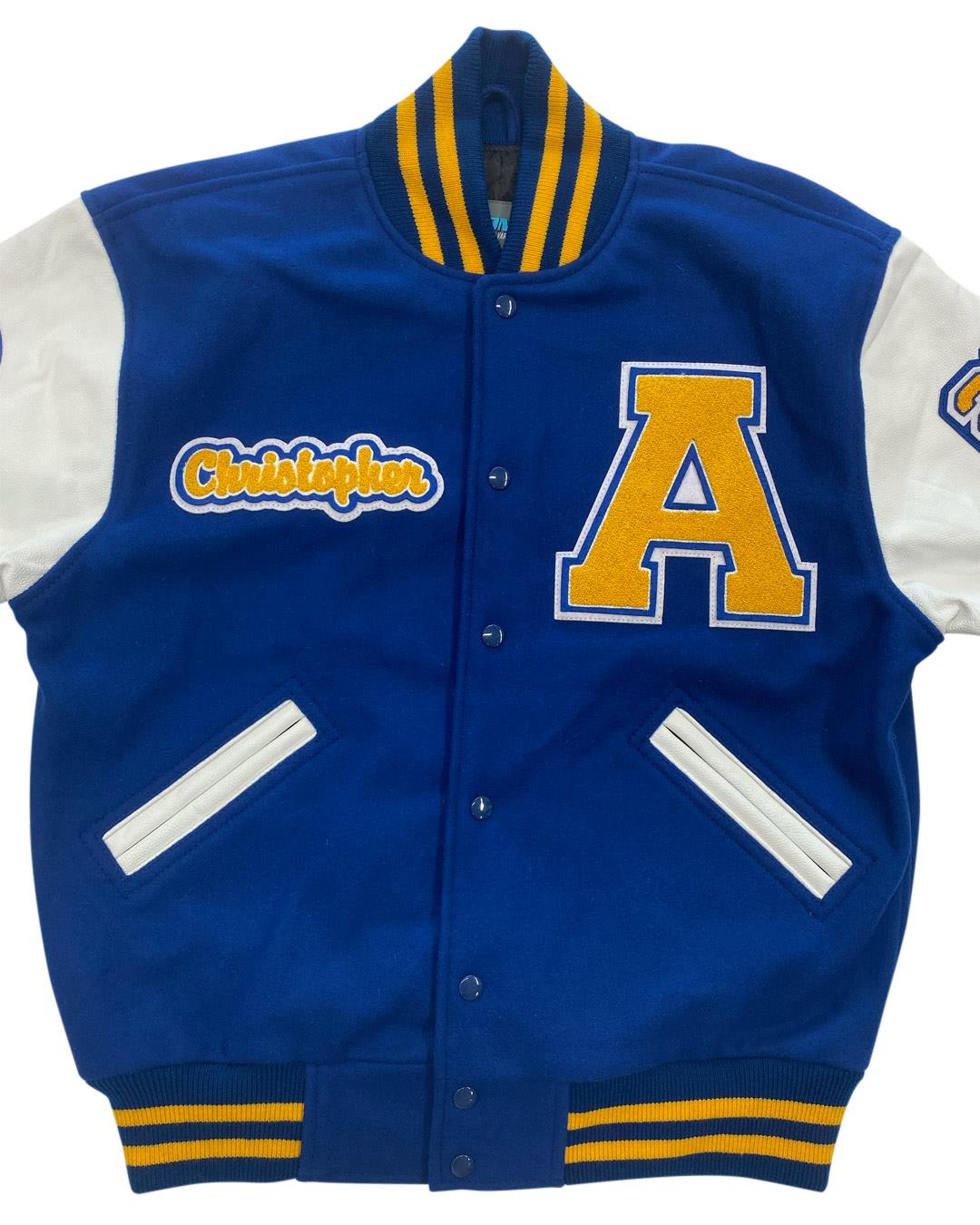 Alamo Heights High School Letterman Jacket, San Antonio TX - Front