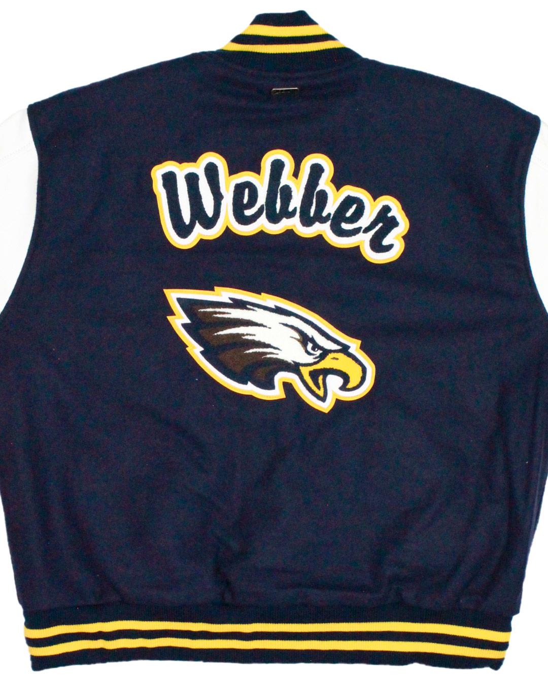 Hood River Valley High School Eagles Varsity Jacket, Hood River, OR  -  Back