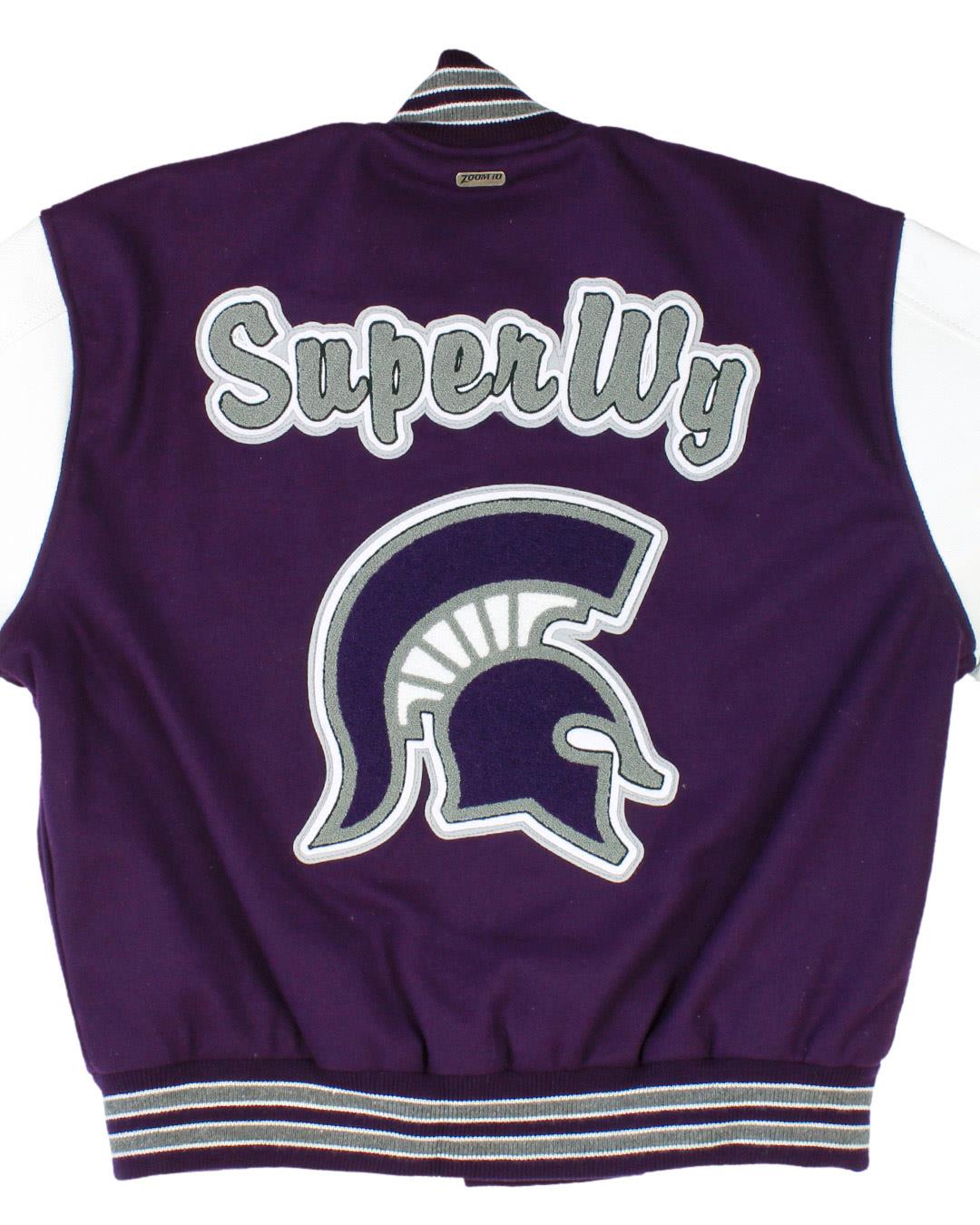 Spring Creek High School Lettermen Jacket, Spring Creek NV - Back