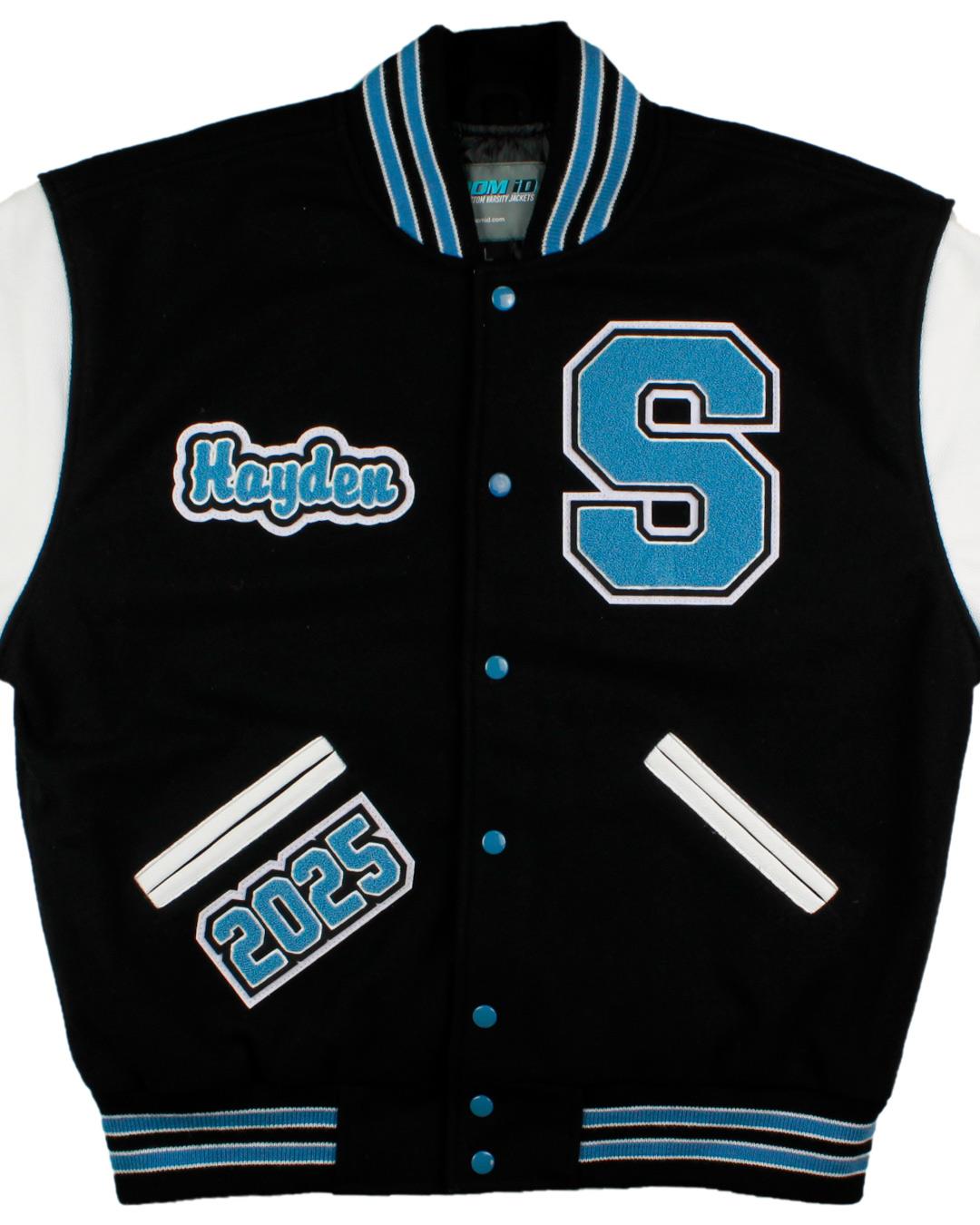 Sangre de Cristo High School Thunderbirds Varsity Jacket, Mosca, CO - Front
