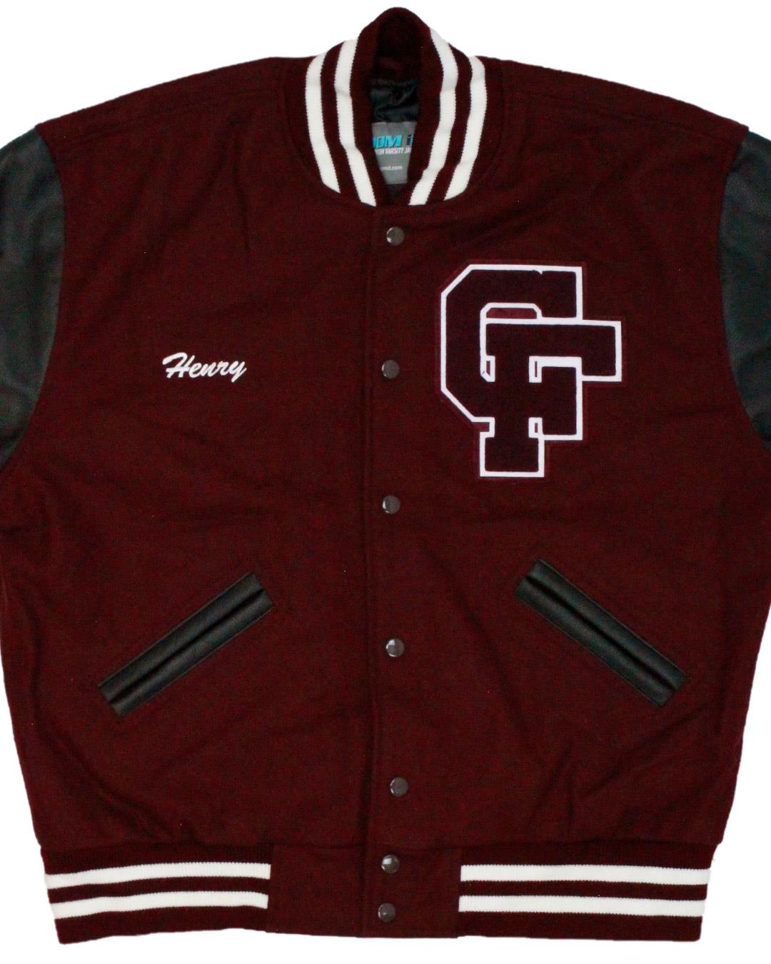 Cy-Fair High School Bobcats Letterman Jacket, Cypress, TX - Front