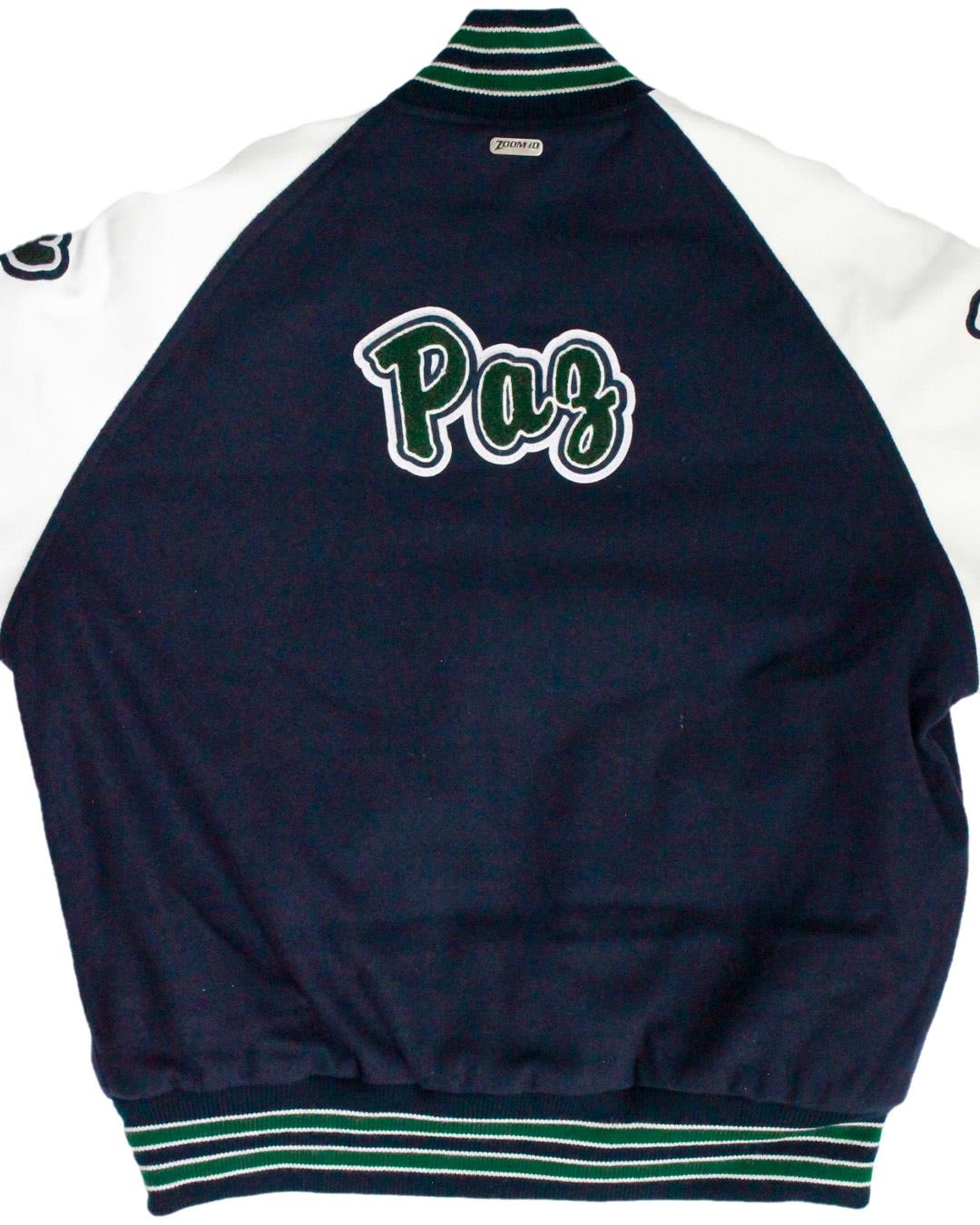 Forest Ridge High School Ravens Varsity Jacket, Bellevue, WA - Back