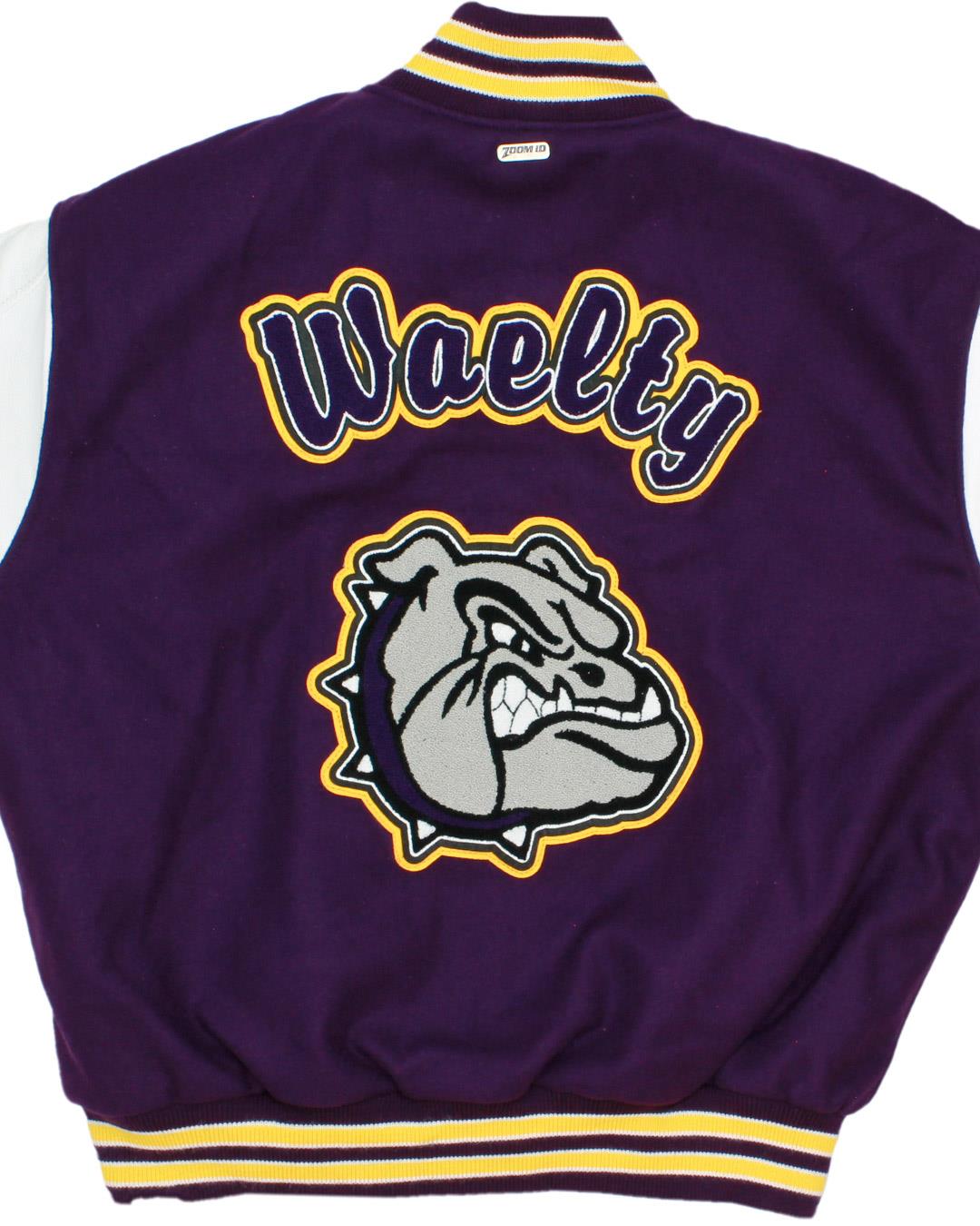 Hermiston High School Bulldogs Lettermen Jacket, Hermiston, OR - Back