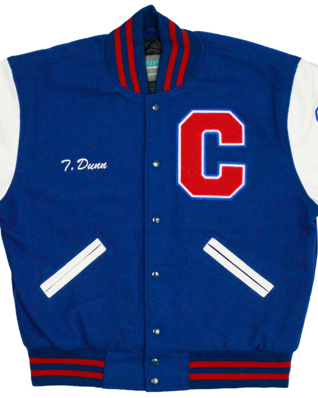 Carmel High School Rams Varsity Jacket, Carmel, NY - Front