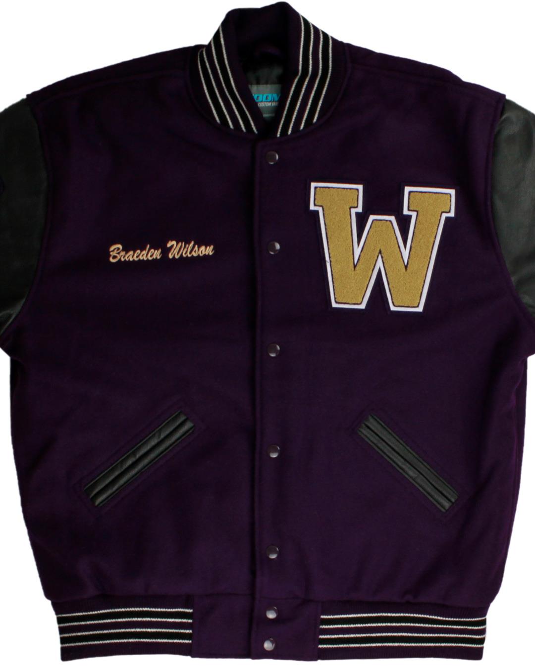 Whitesburg Christian Academy Lettermen Jacket, Huntsville, Alabama - Front