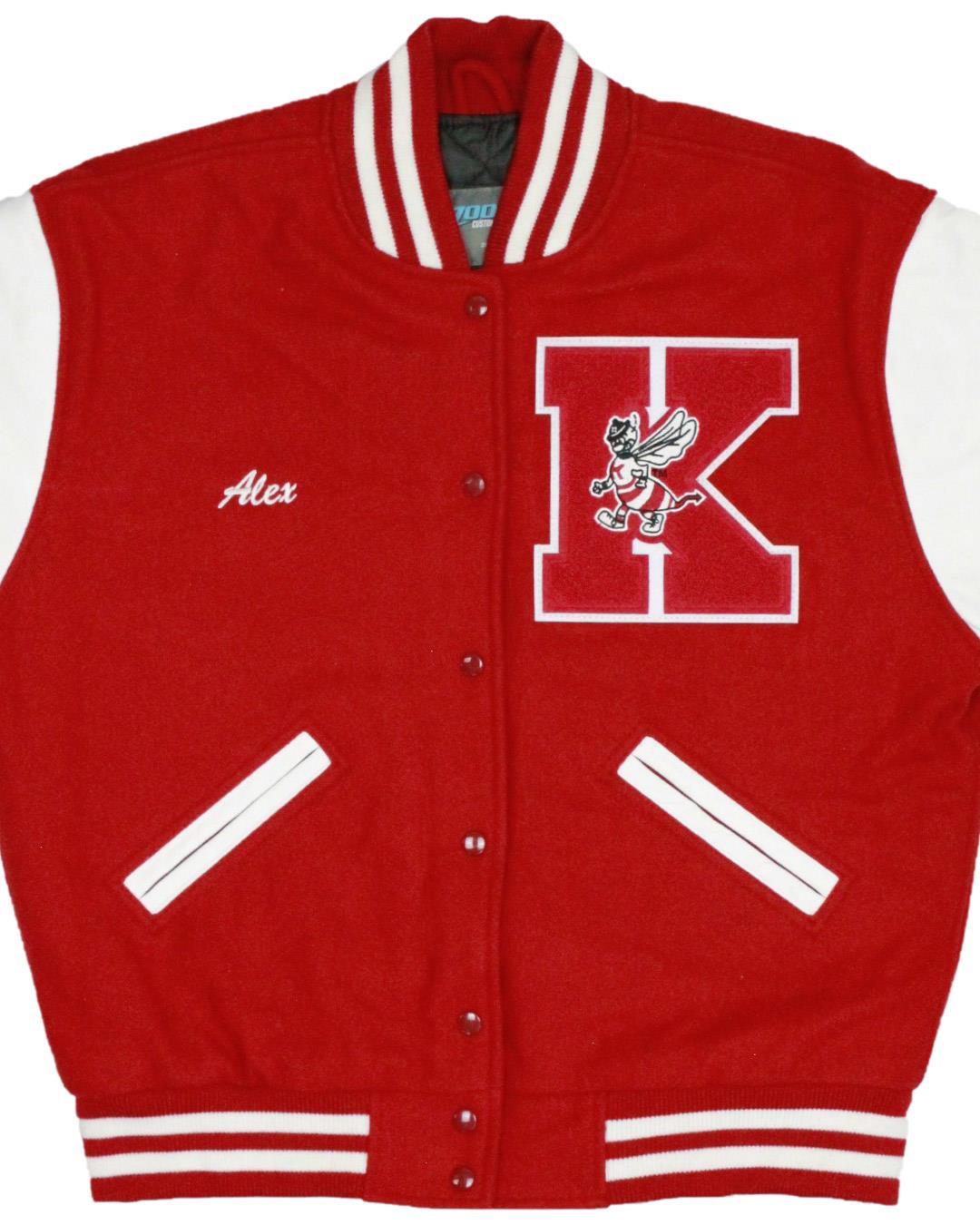 Kimberly High School Papermakers Letterman Jacket, Kimberly, WI - Front