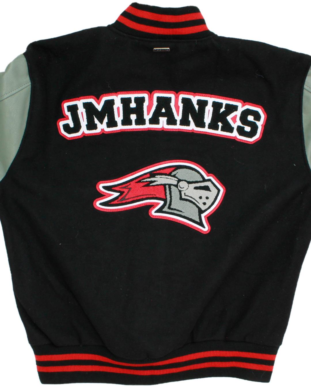 J.M. Hanks High School Knights Letterman, El Paso, TX - Back