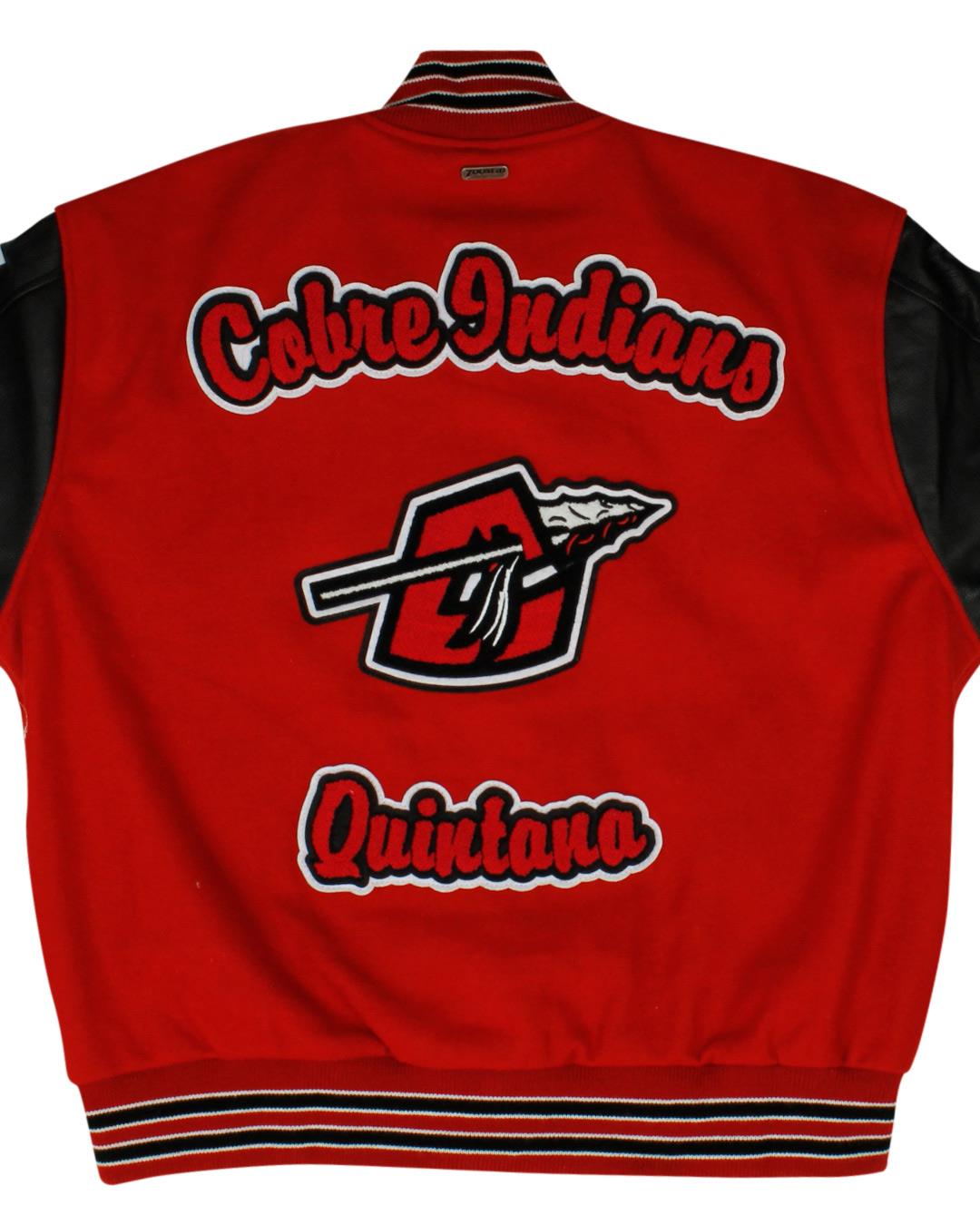 Cobre High School Indians Varsity Jacket, Bayard NM - Back