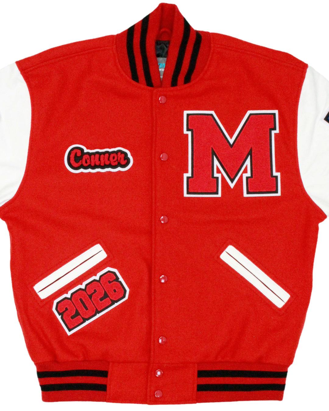 McMinnville High School Grizzlies Letterman Jacket, McMinnville, OR - Front