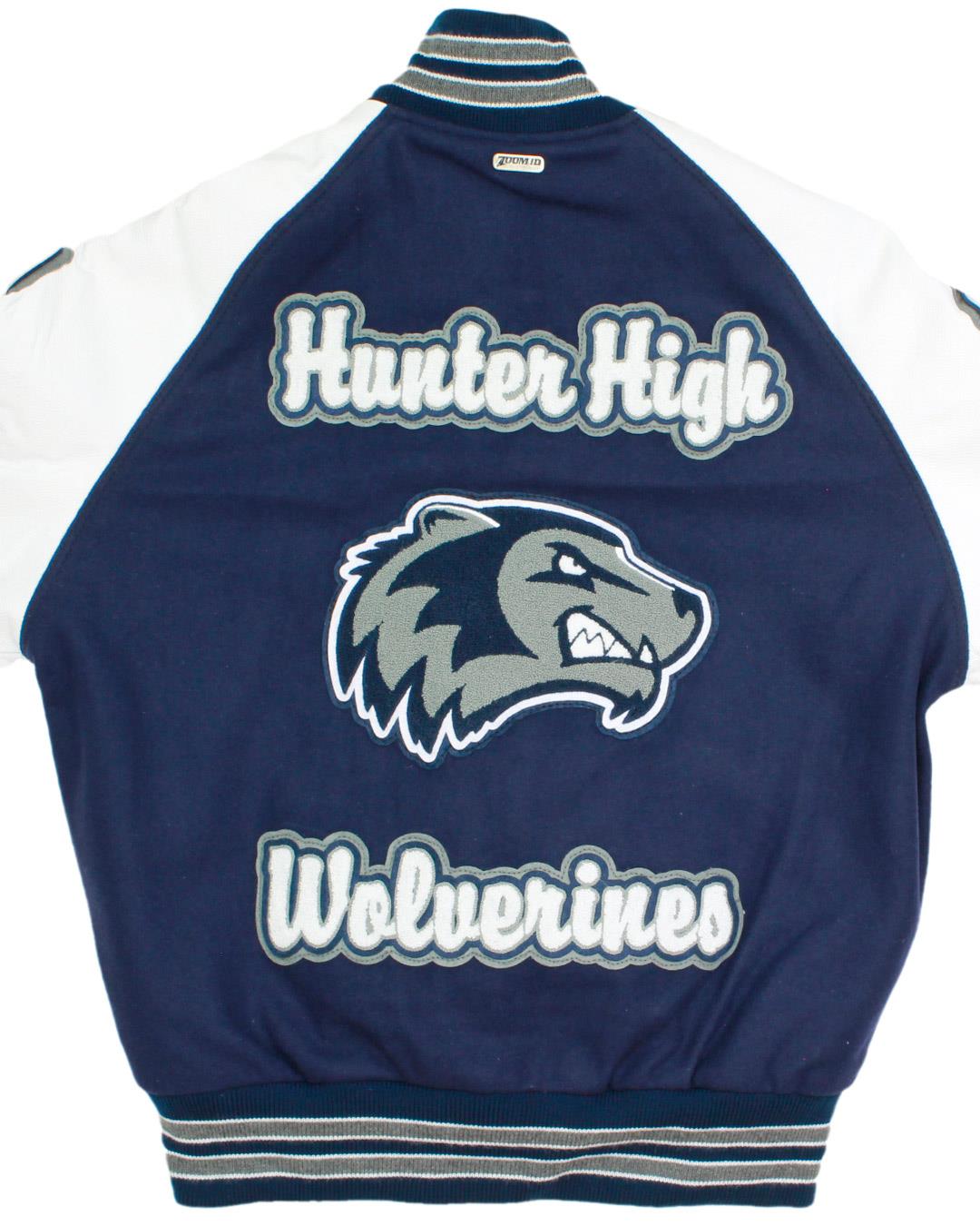 Hunter High School Wolverines Letterman, West Valley City, UT - Back