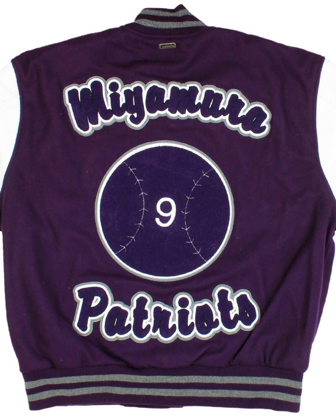 Miyamura High School Patriots Letterman Jacket, Gallup, NM - Back