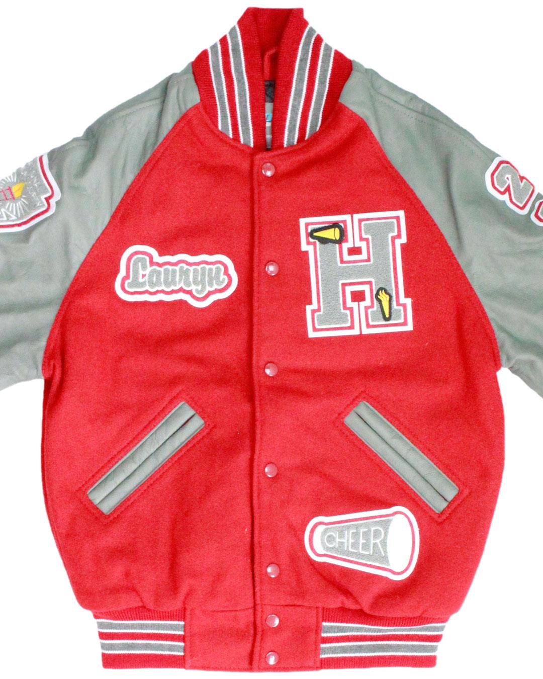 Hoquiam High School Grizzlies Letterman Jacket, Hoquiam, WA - Front