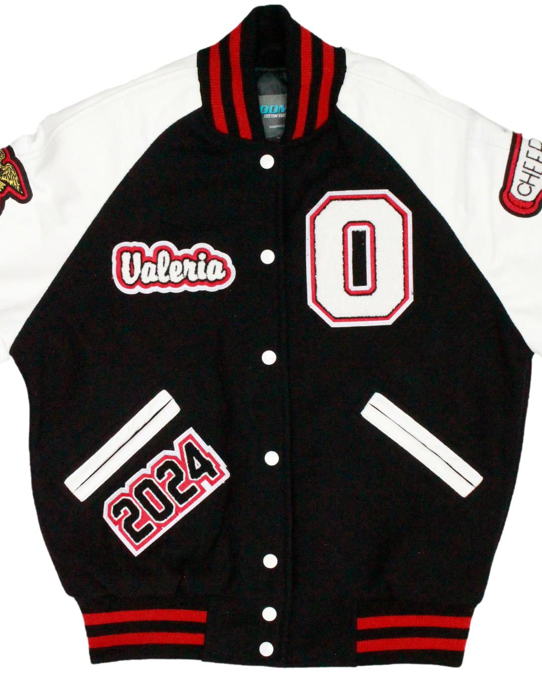 Othello High School Huskies Lettermen Jacket, Othello, WA - Front