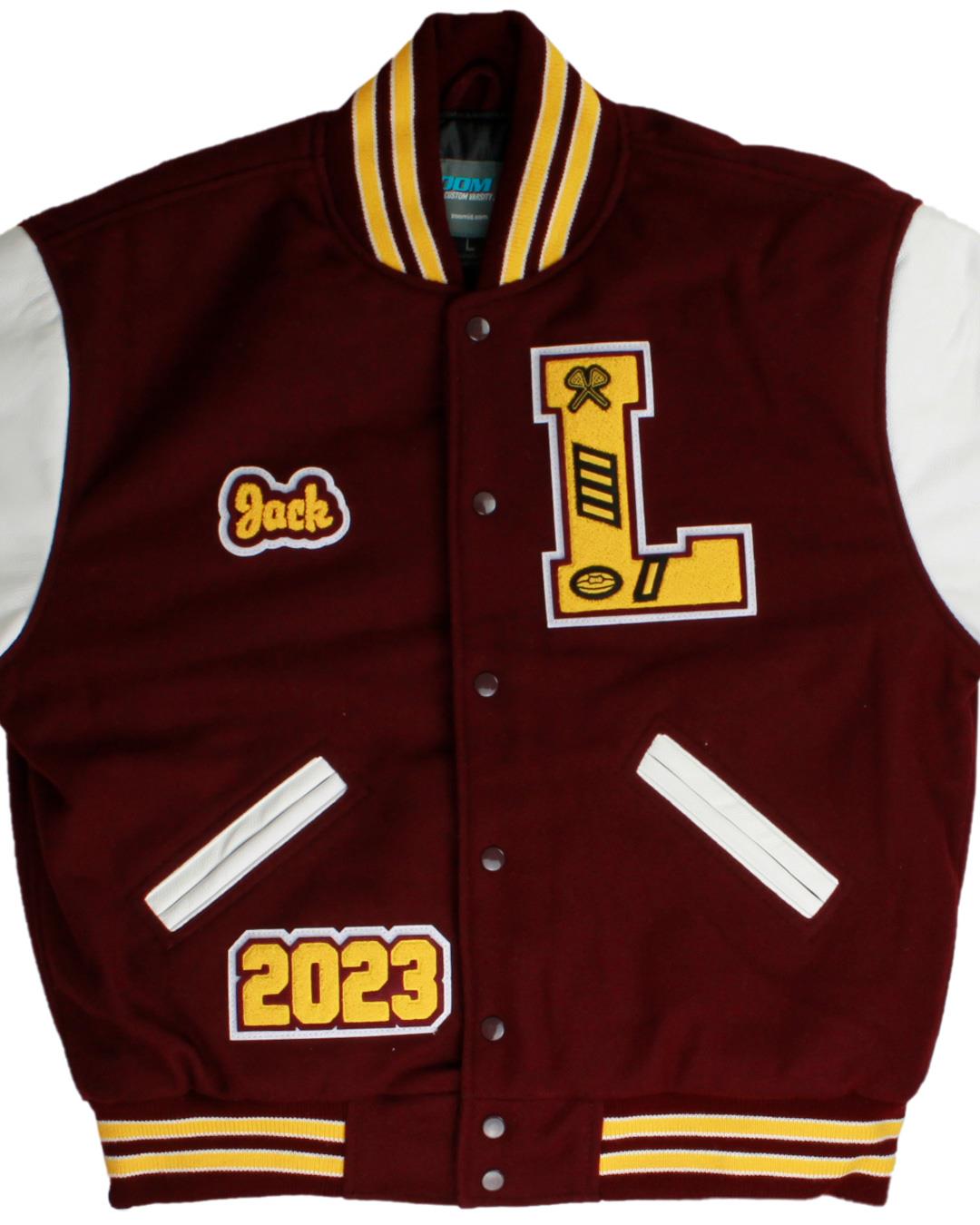 Lakeside School Letter Jacket, Seattle, WA - Front