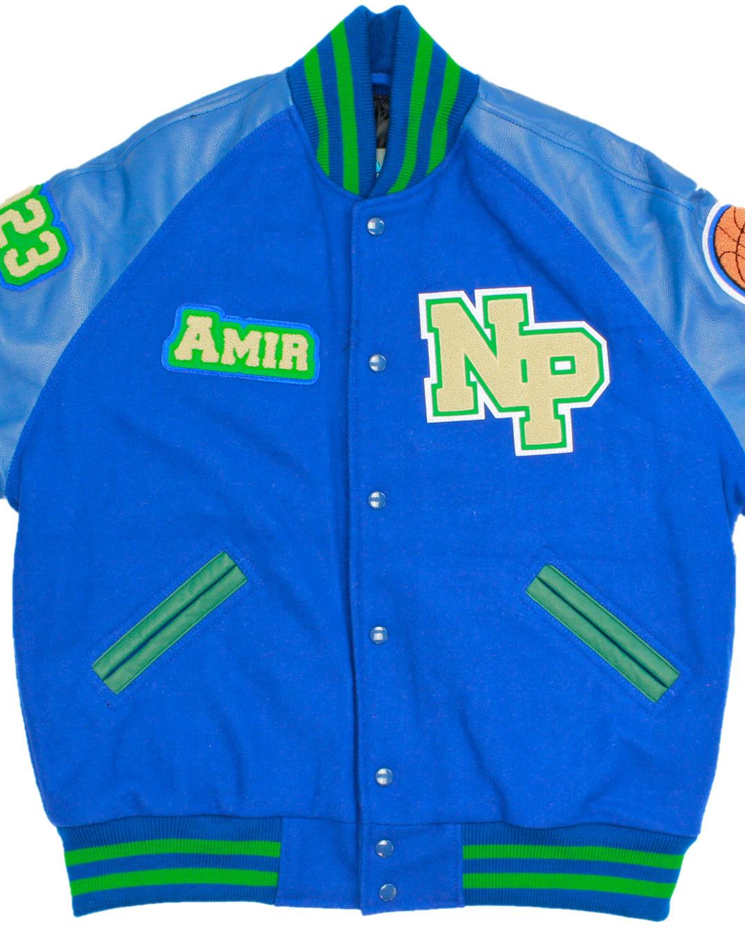 Nazareth Prep Saints Letterman Jacket, Pittsburgh, PA - Front