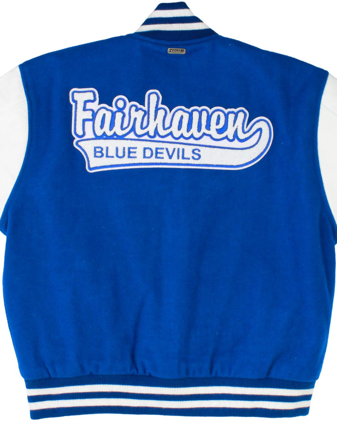 Fairhaven High School Varsity Jacket, Fairhaven MA - Back