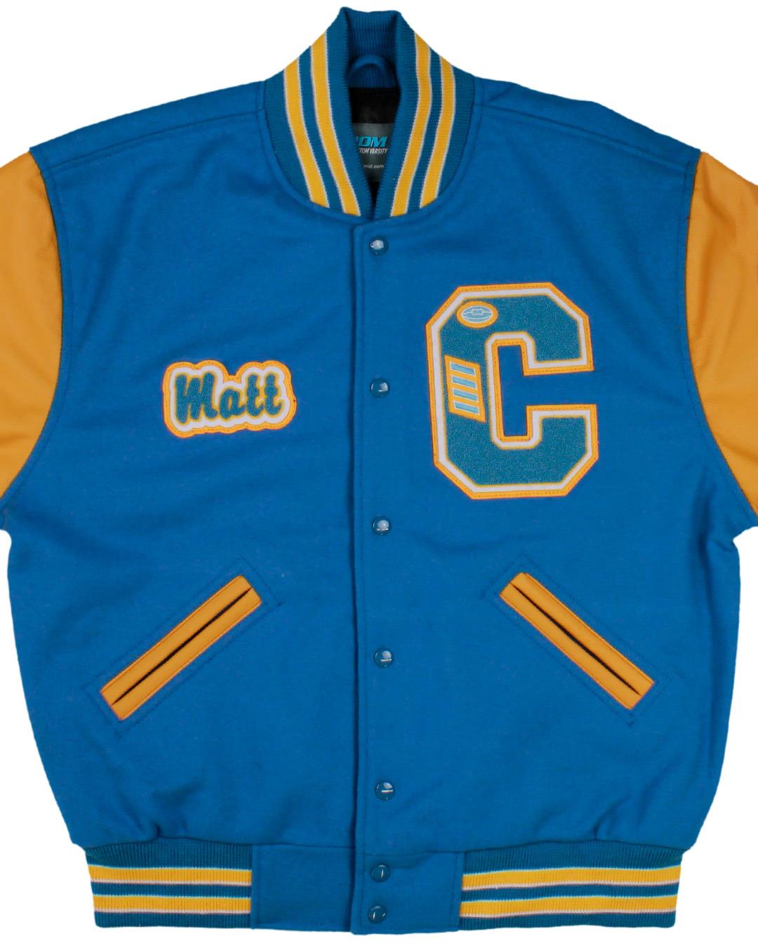 Center High School Letterman Jacket, Antelope CA - Front 2