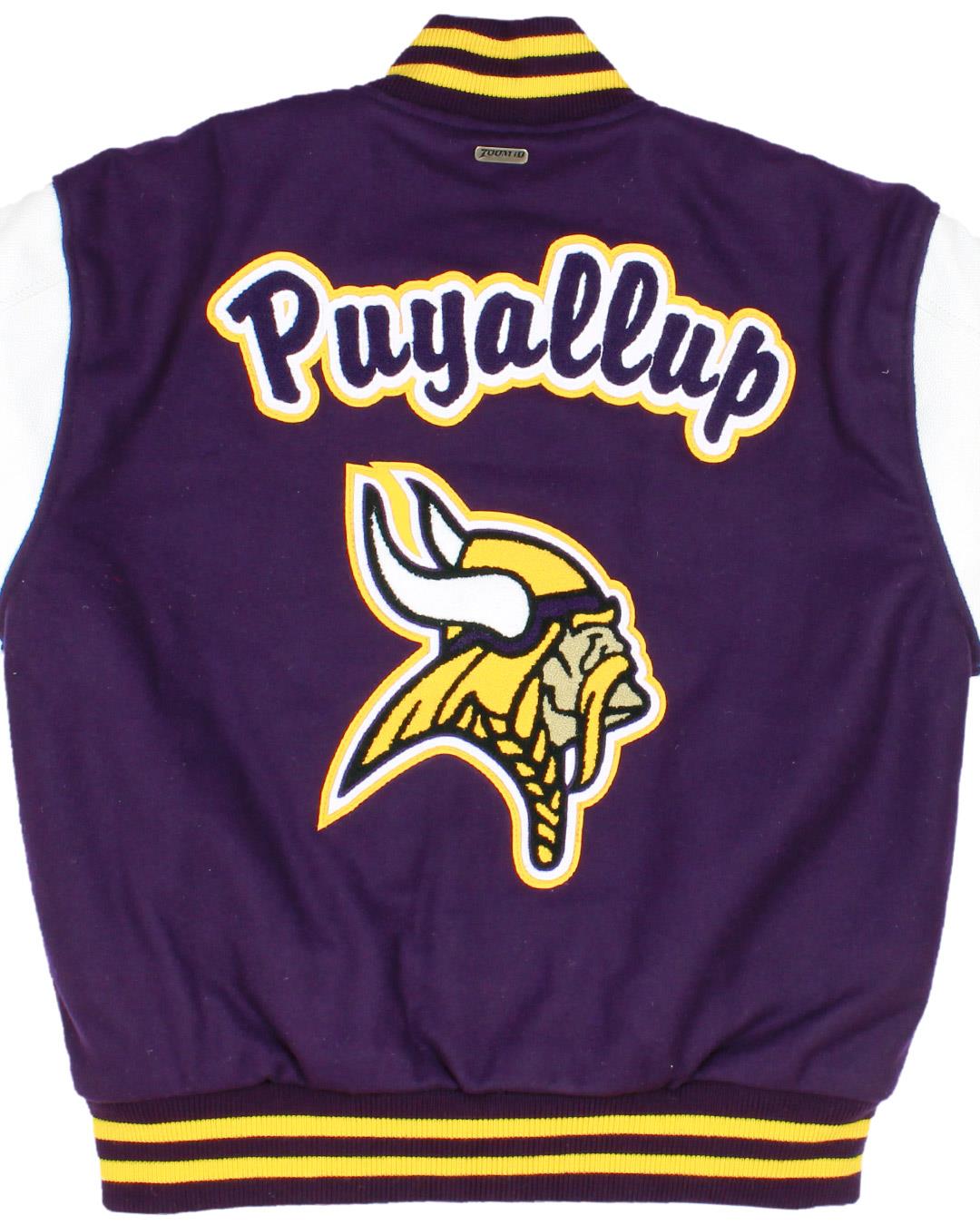 Puyallup High School Letterman Jacket, Puyallup, WA - Back