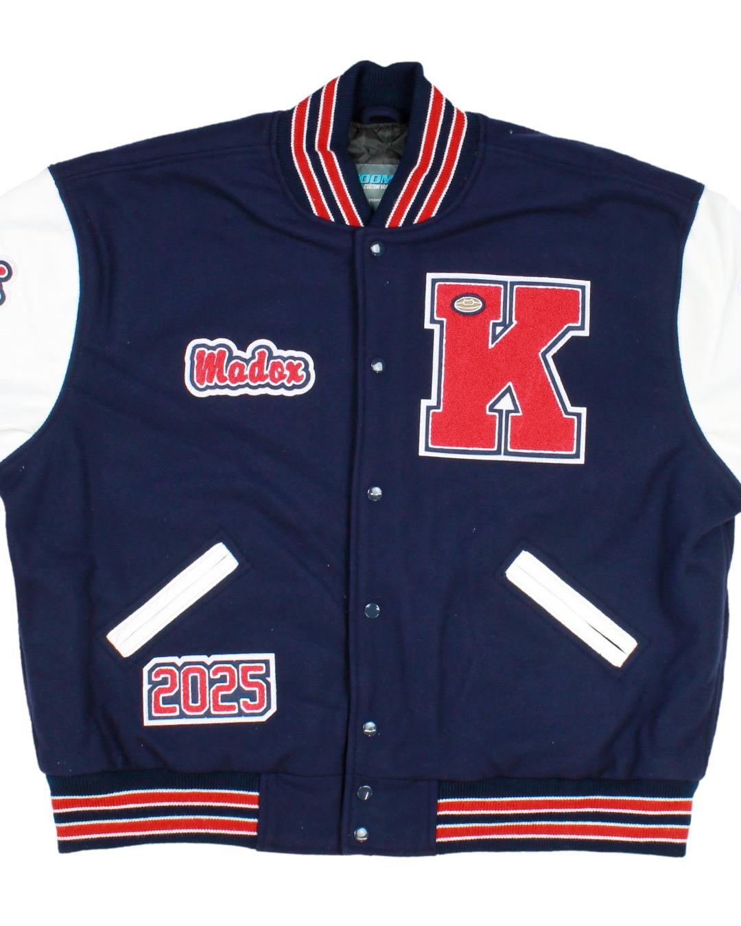 Kennedy Catholic High School Letterman Jacket, Burien WA - Front