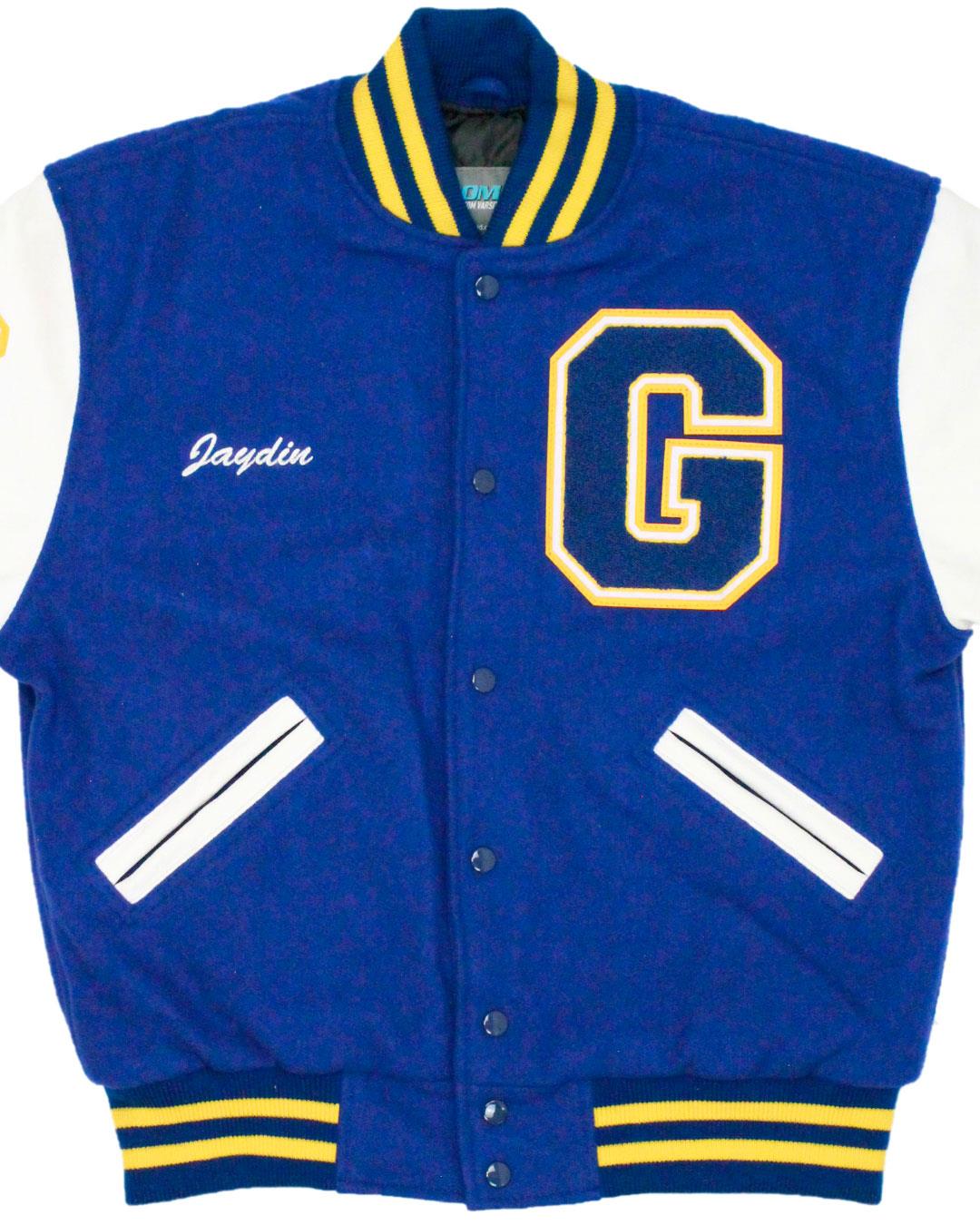 Grossmont High School Foothillers Letterman Jacket, El Cajon, CA - Front