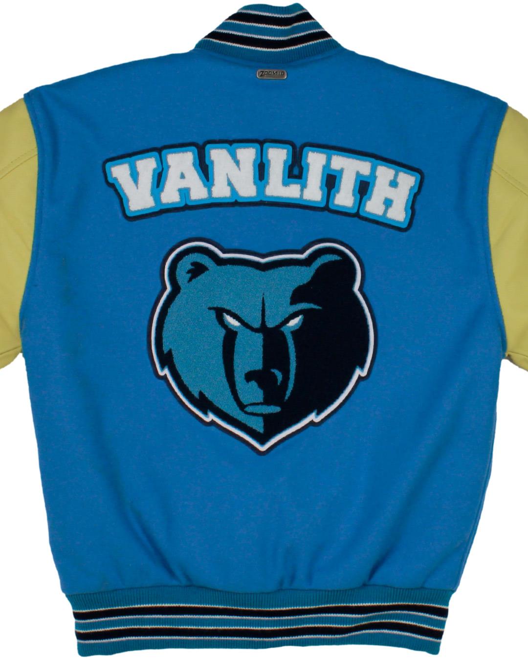 Central Valley High School Bears Letterman Jacket, Spokane Valley WA - Back