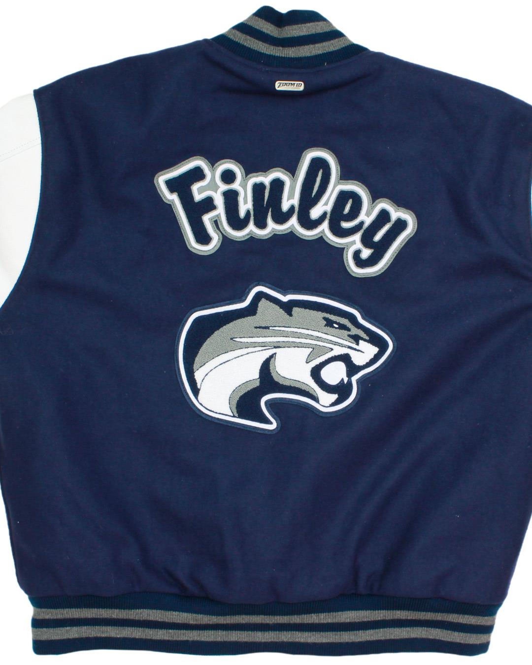 Clay-Chalkville High School Cougars Letterman, Pinson, AL - Back