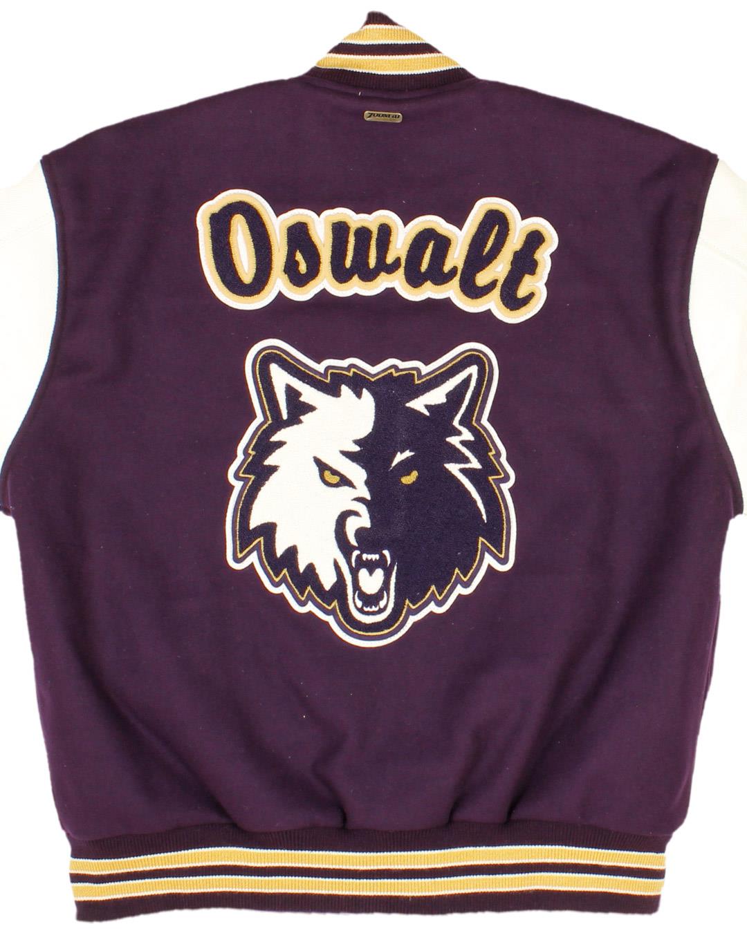 Goldendale High School Timberwolves Varsity Jacket, Goldendale WA - Back