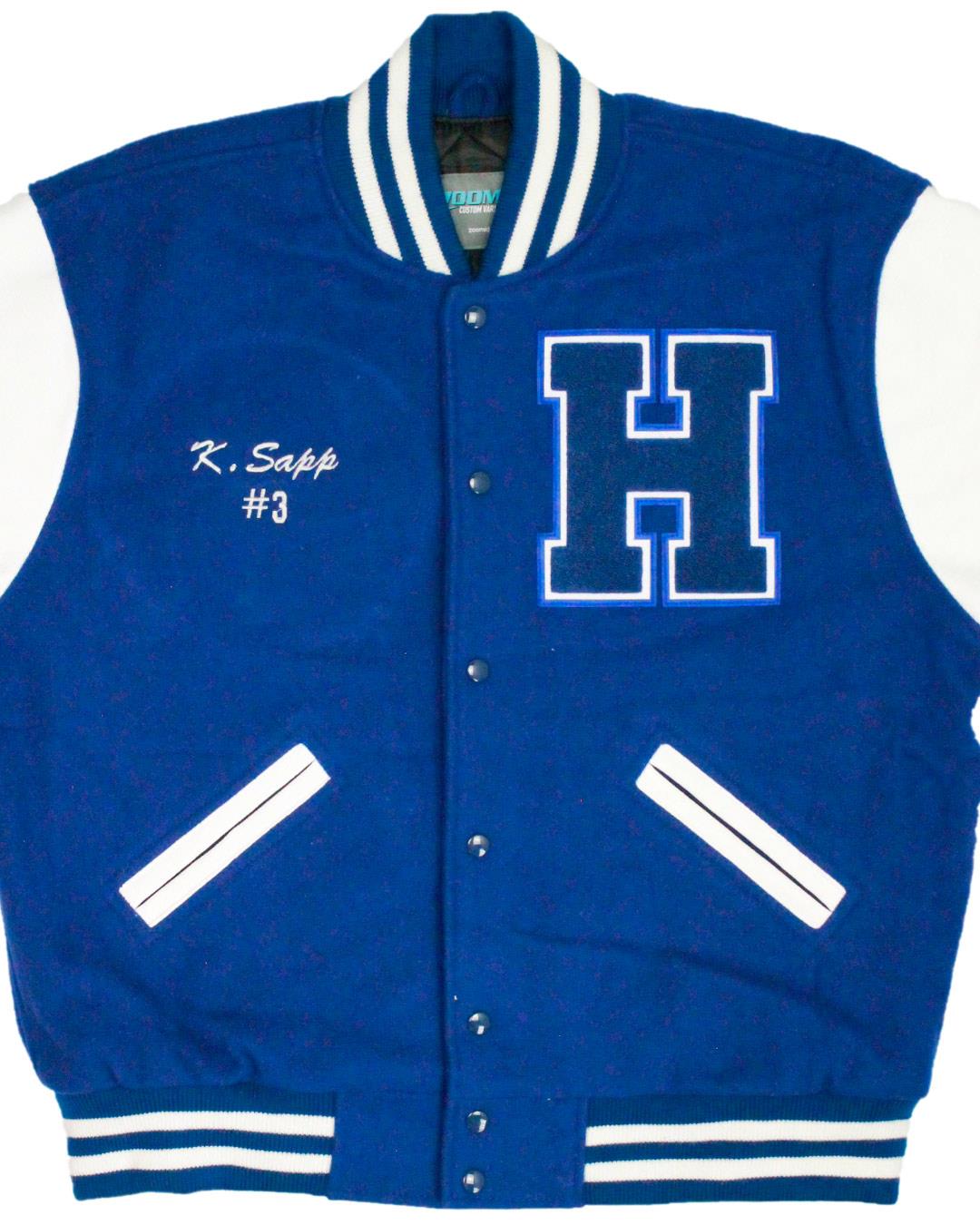 Hampton University Pirates Letterman Jacket, Hampton, VA -  Front