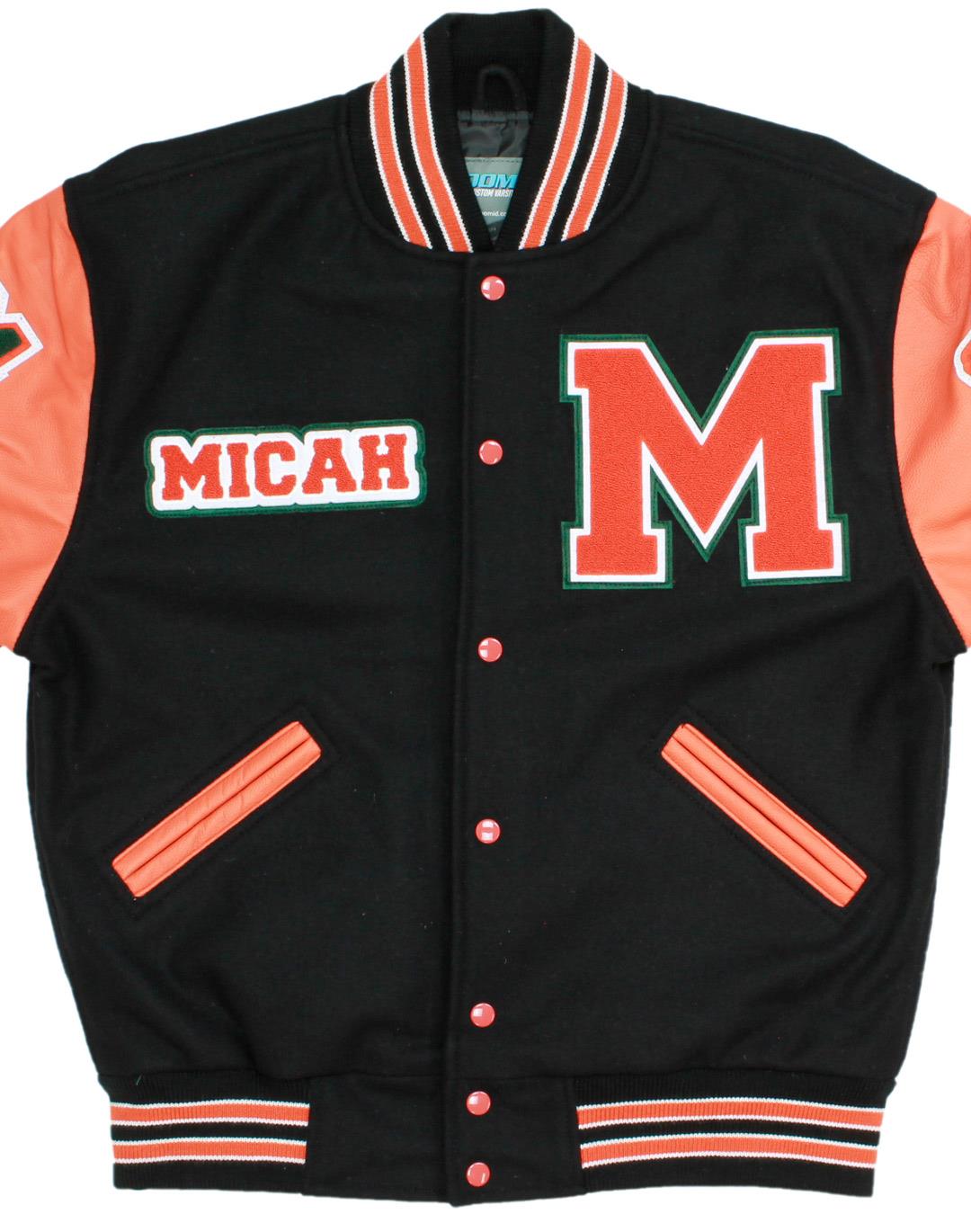 Mojave High School Rattlers Letterman Jacket, North Las Vegas, NV - Front