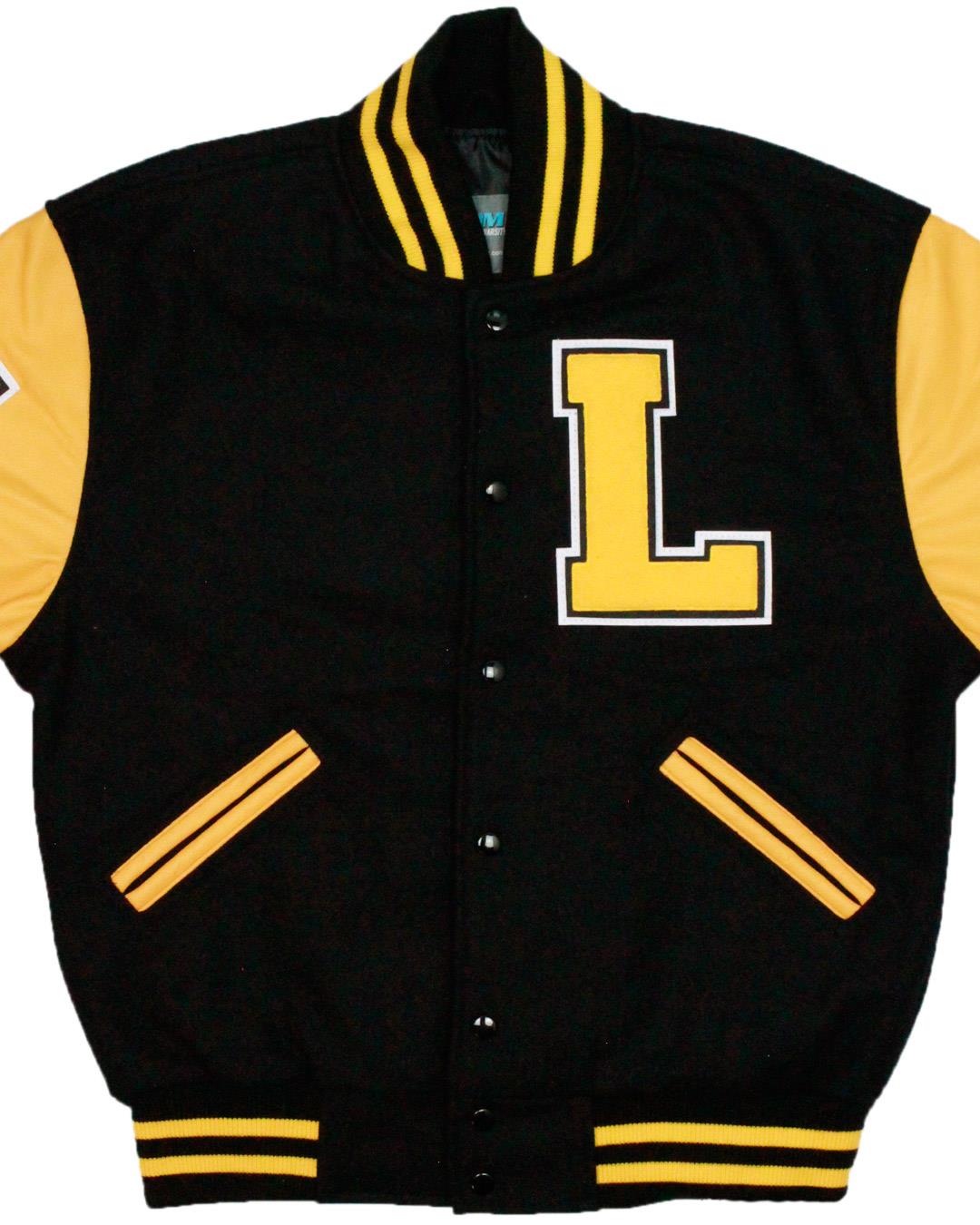 Lathrop High School Spartans Letterman Jacket, Lathrop, CA - Front