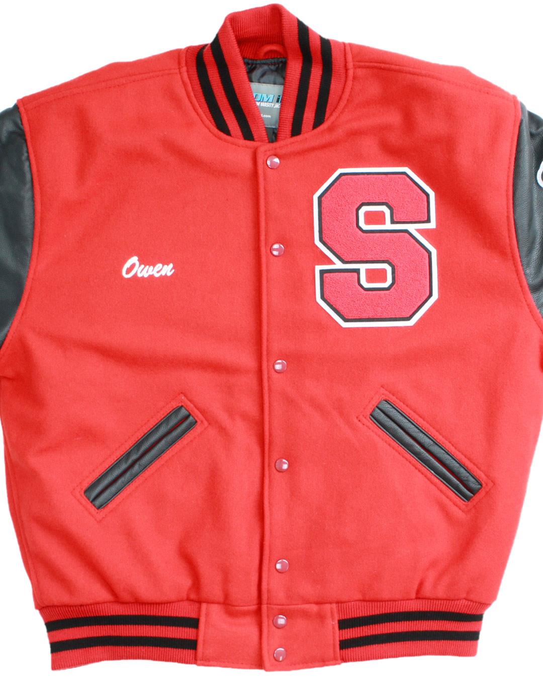 South Vigo High School Braves, Letterman Jacket, Terre Haute, IN - Front