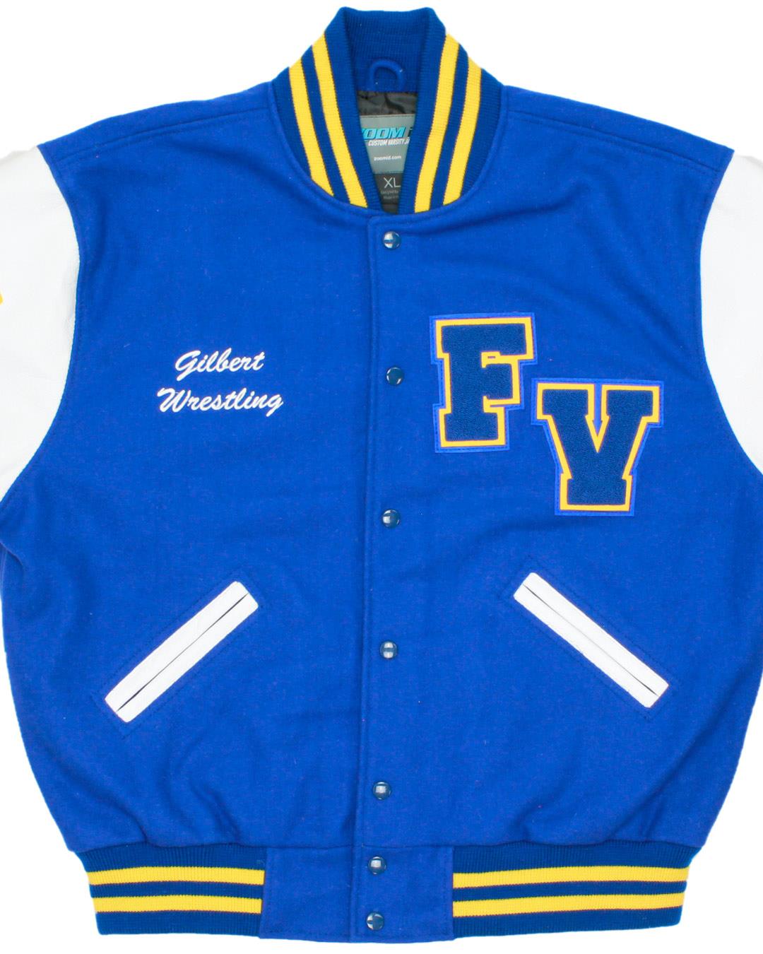 Fountain Valley High School Varsity Jacket, Fountain Valley, CA - Front	