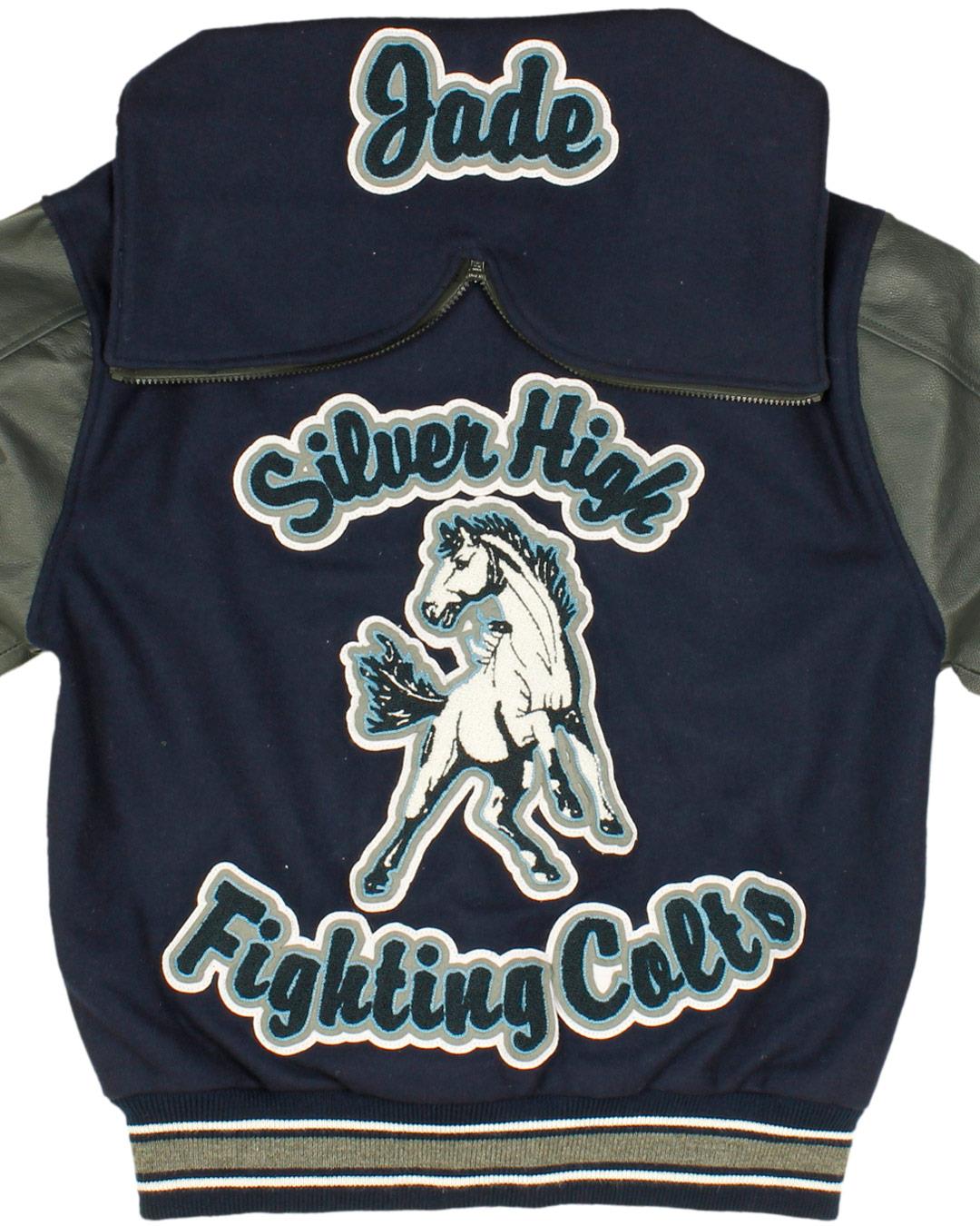 Silver High School Letter Jacket, Silver City NM - Back
