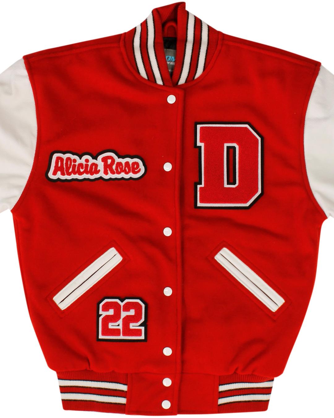 Dufur High School Rangers Letterman Jacket, Dufur OR - Front