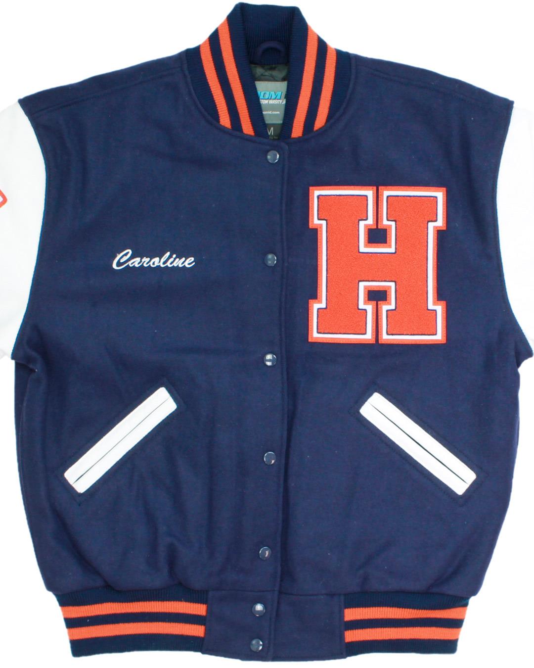 Habersham Central High School Raiders, Letterman Jacket, Mt Airy, GA - Front