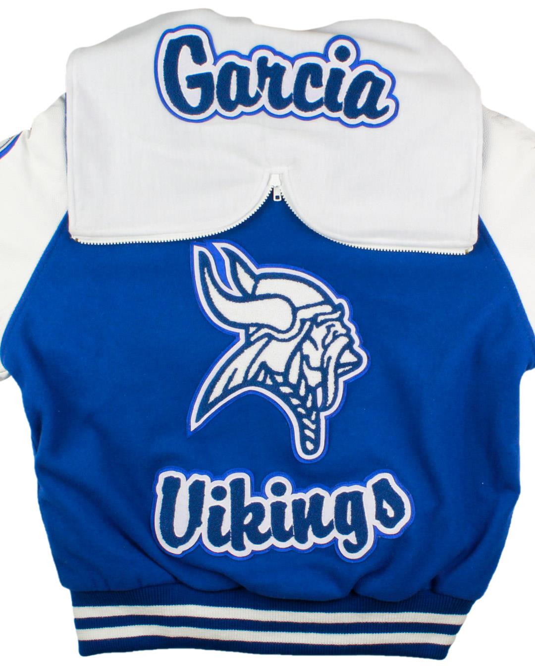 Center High School Vikings Varsity Jacket, Center, CO - Back