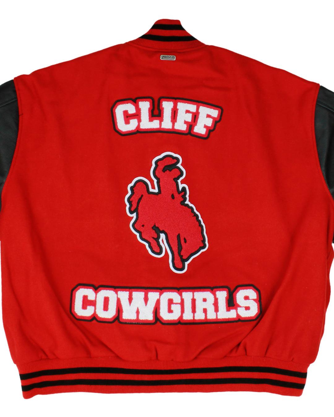 Cliff High School Varsity Jacket, Cliff, NM - Back