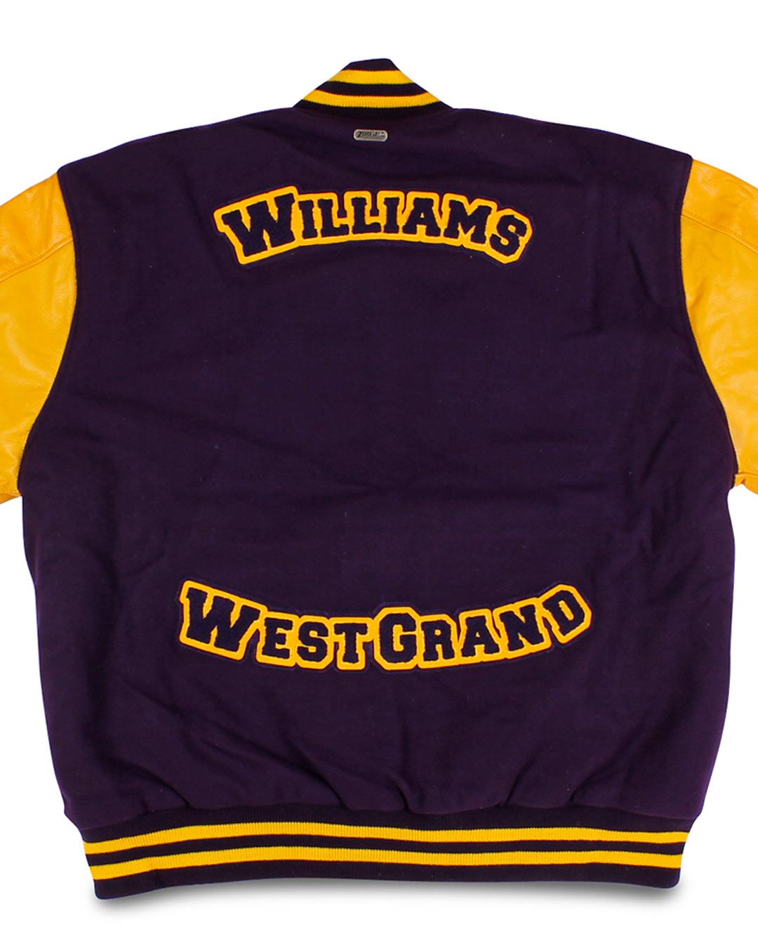 West Grand High School Letter Jacket, Kremling CO - Back