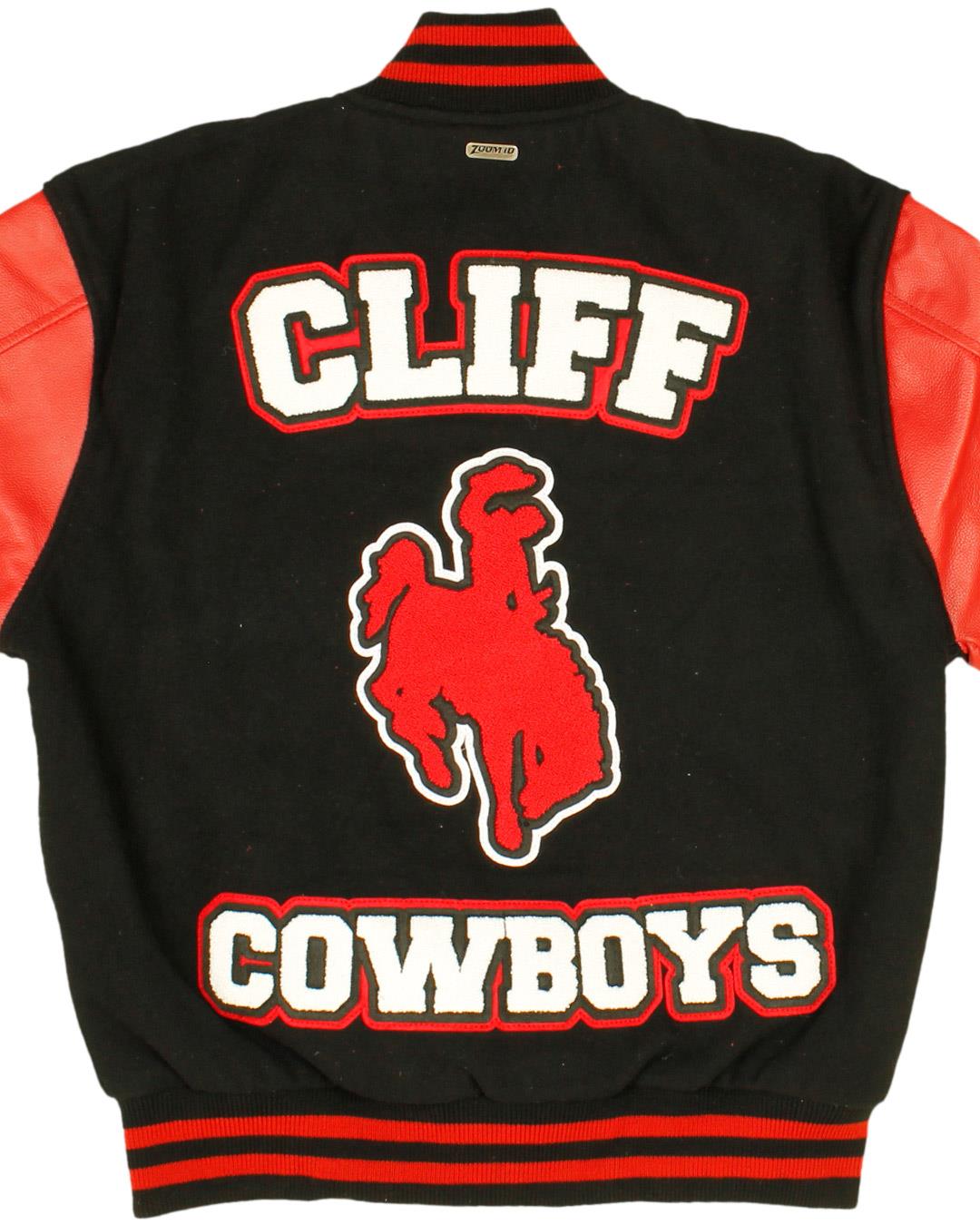Cliff High School Letterman Jacket, Cliff NM - Back