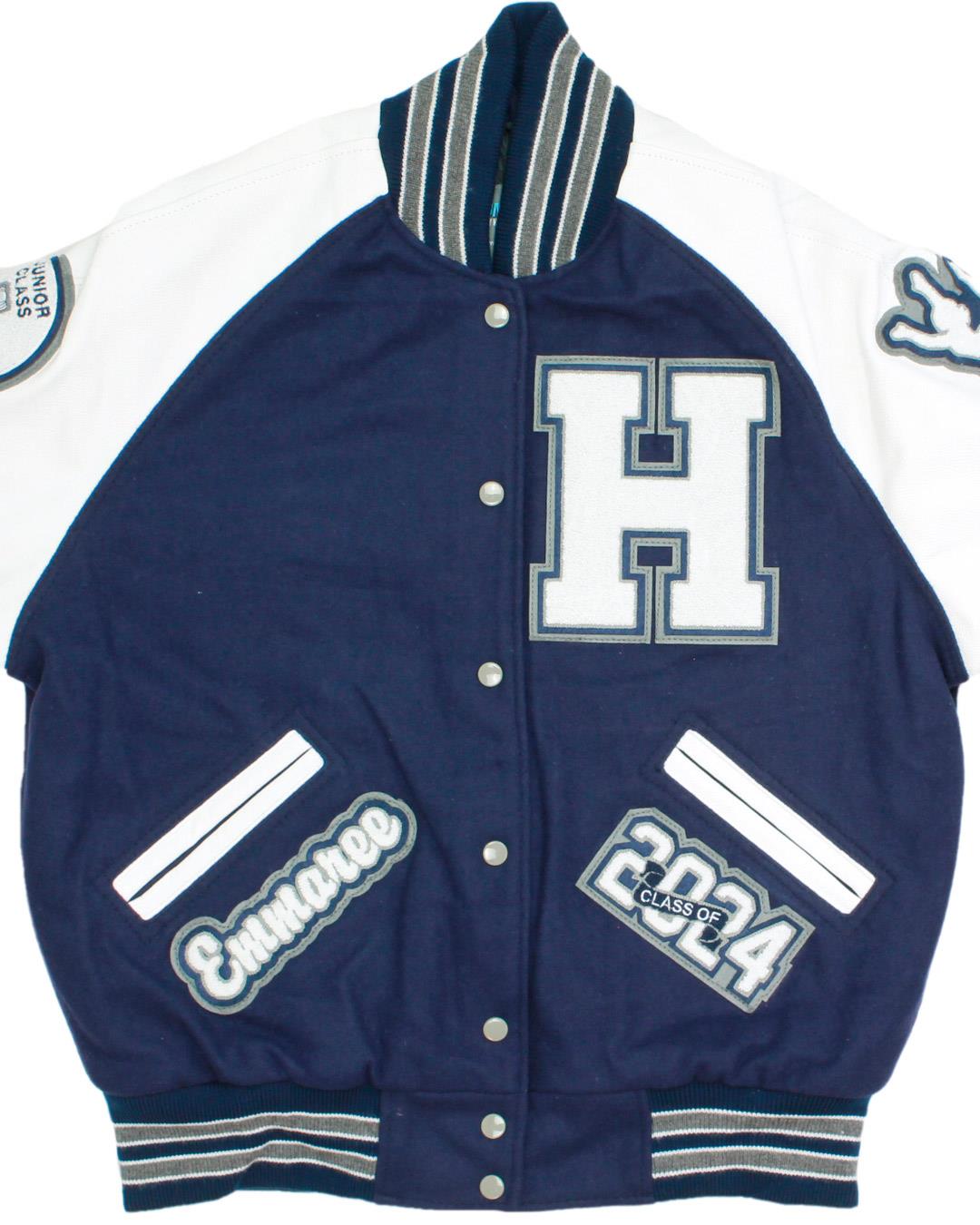 Hunter High School Wolverines Letterman, West Valley City, UT - Front