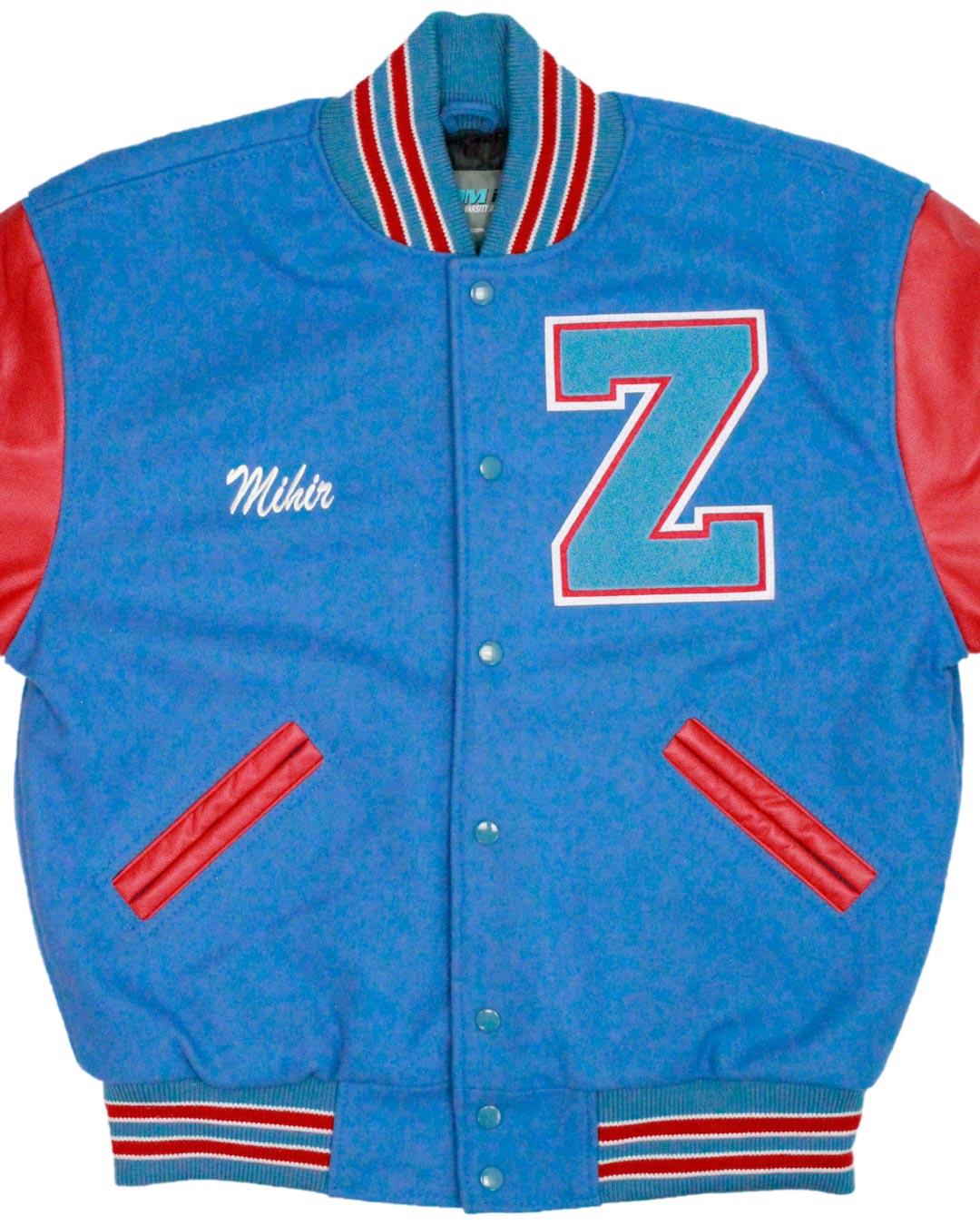 Zachary High School Broncos Letterman Jacket, Zachary, LA - Front