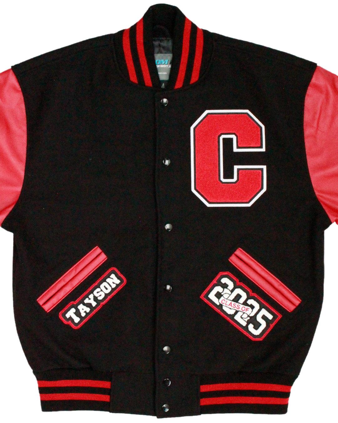 Cliff High School Cowboys/Cowgirls Lettermen Jacket, Cliff, NM - Front