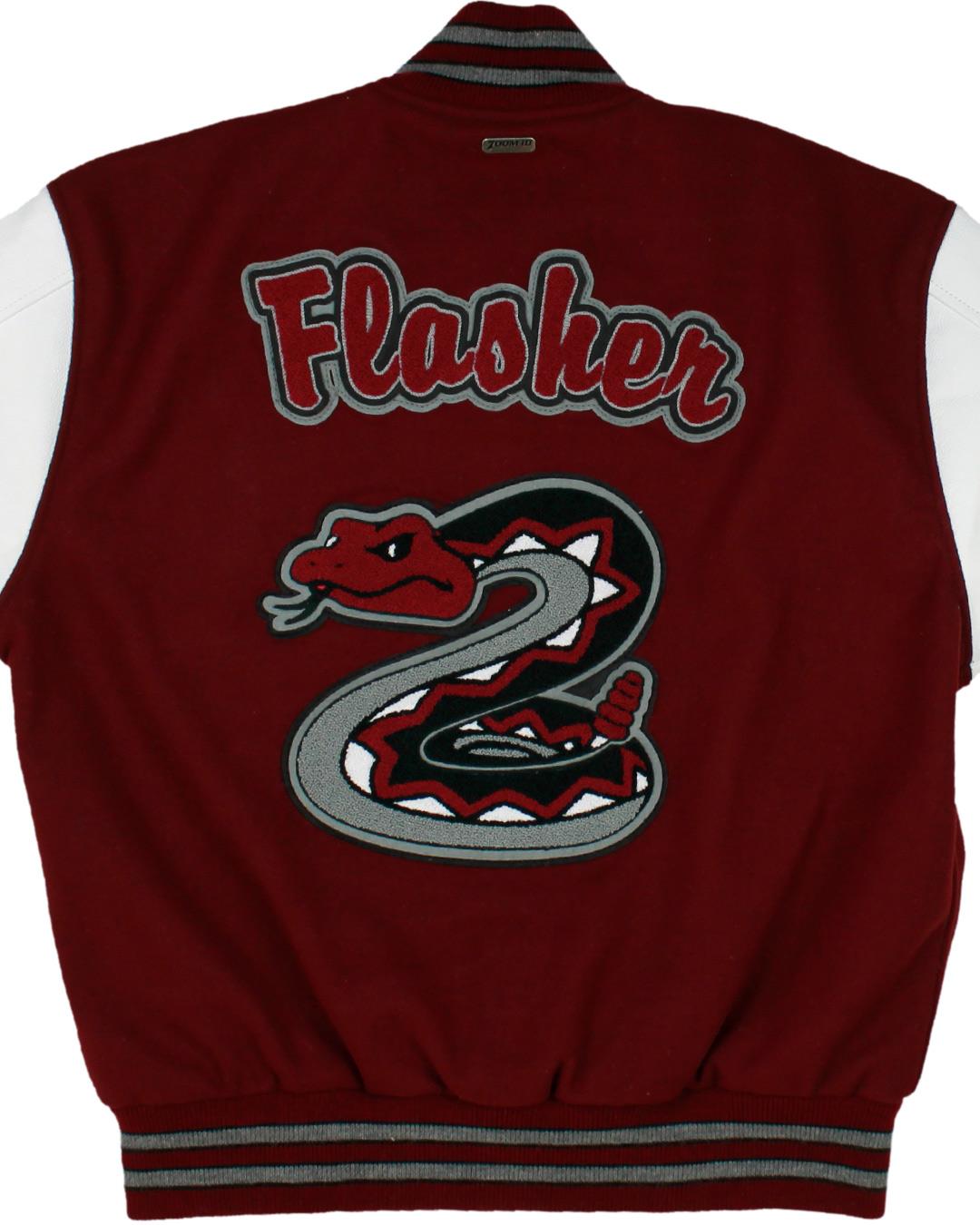 Desert Oasis High School Lettermen Jacket, Las Vegas NV - Back