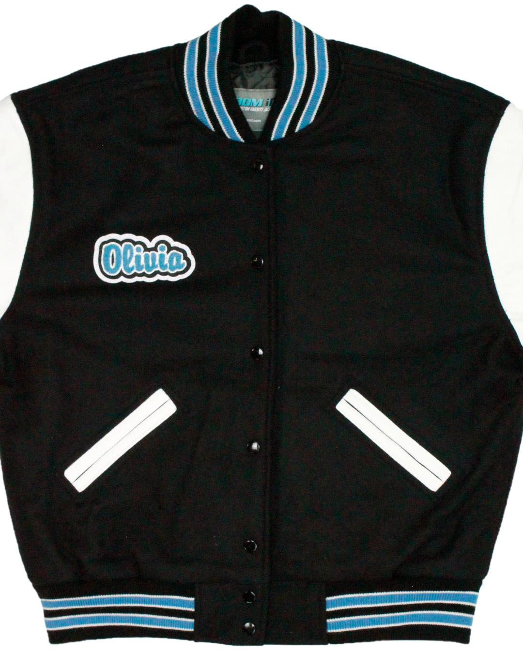 Hilliard Darby High School Panthers Letterman Jacket, Hilliard, OH - Front