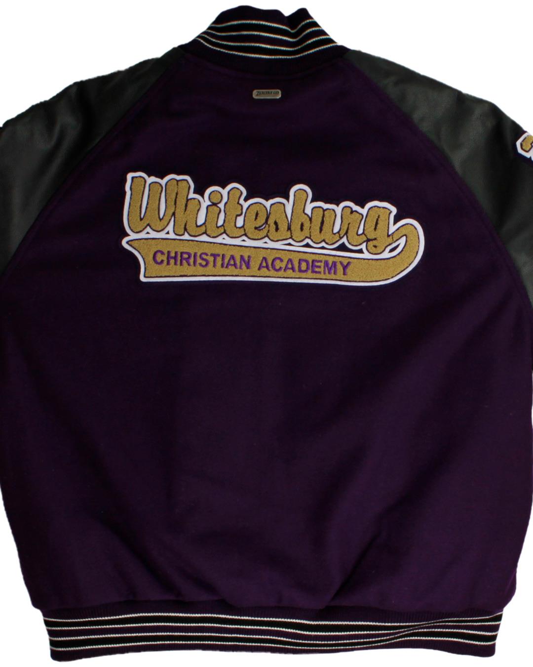 Whitesburg Christian Academy Varsity Jacket, Huntsville, Alabama - Back
