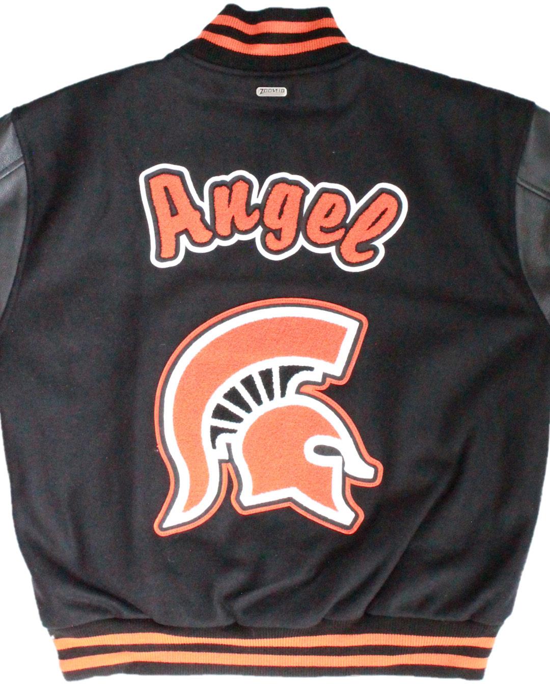 Lamanna High School Spartans Varsity Jacket, Priest River, ID - Back