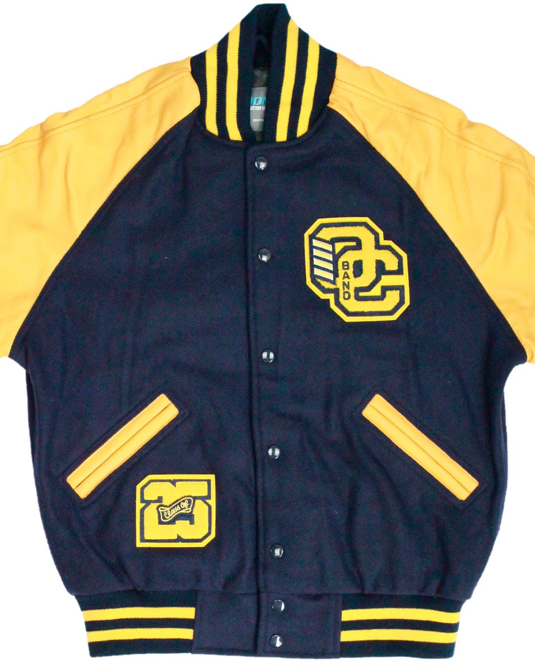 Sandra Day O'Connor High School Panthers Letterman Jacket, Helotes, TX - Front