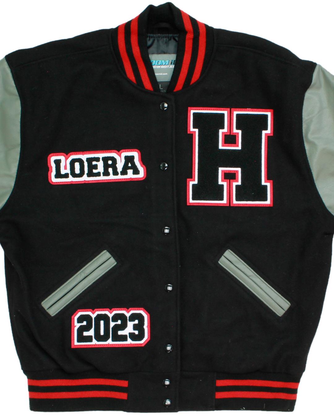 J.M. Hanks High School Knights Letterman, El Paso, TX - Front