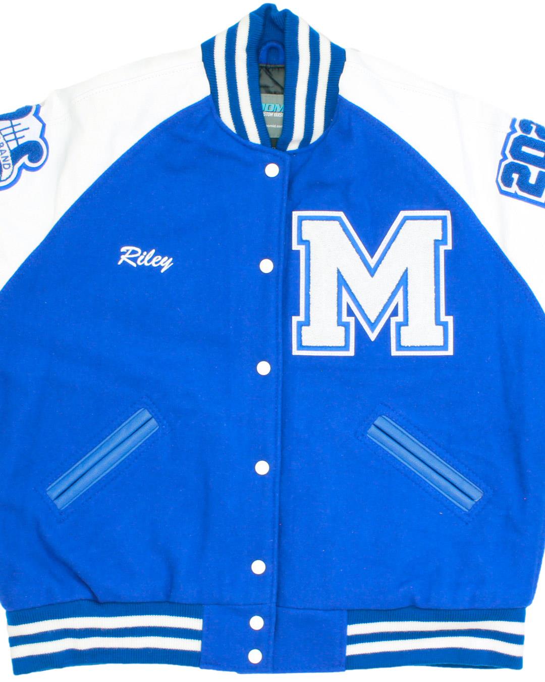 Mandeville High School Skippers Varsity Jacket, Mandeville, LA  - Front